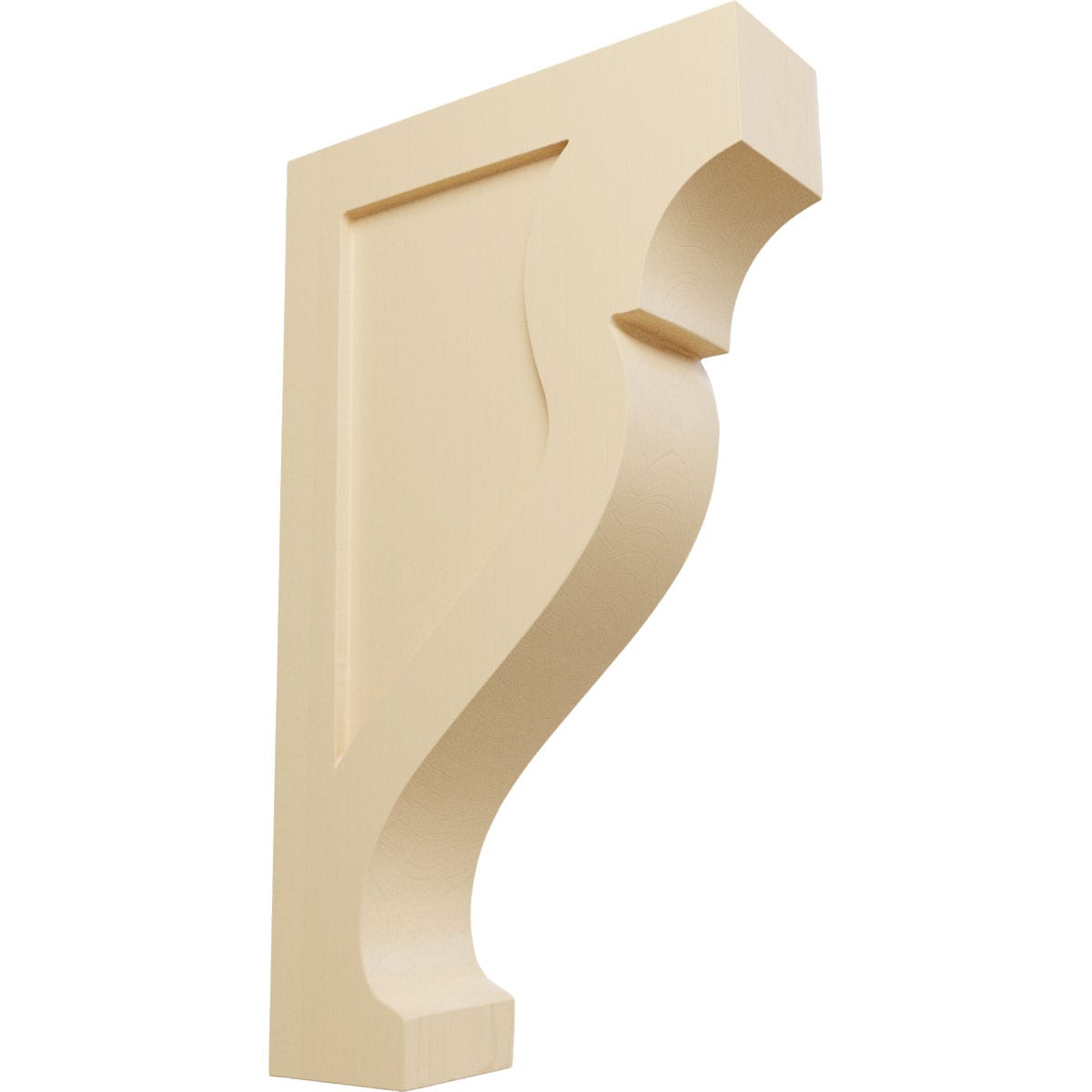 Ekena Millwork CORW02X07X12RKMA 2.125-in x 7-in x 12-in Finished Maple Wood Paintable/Stainable Corbel