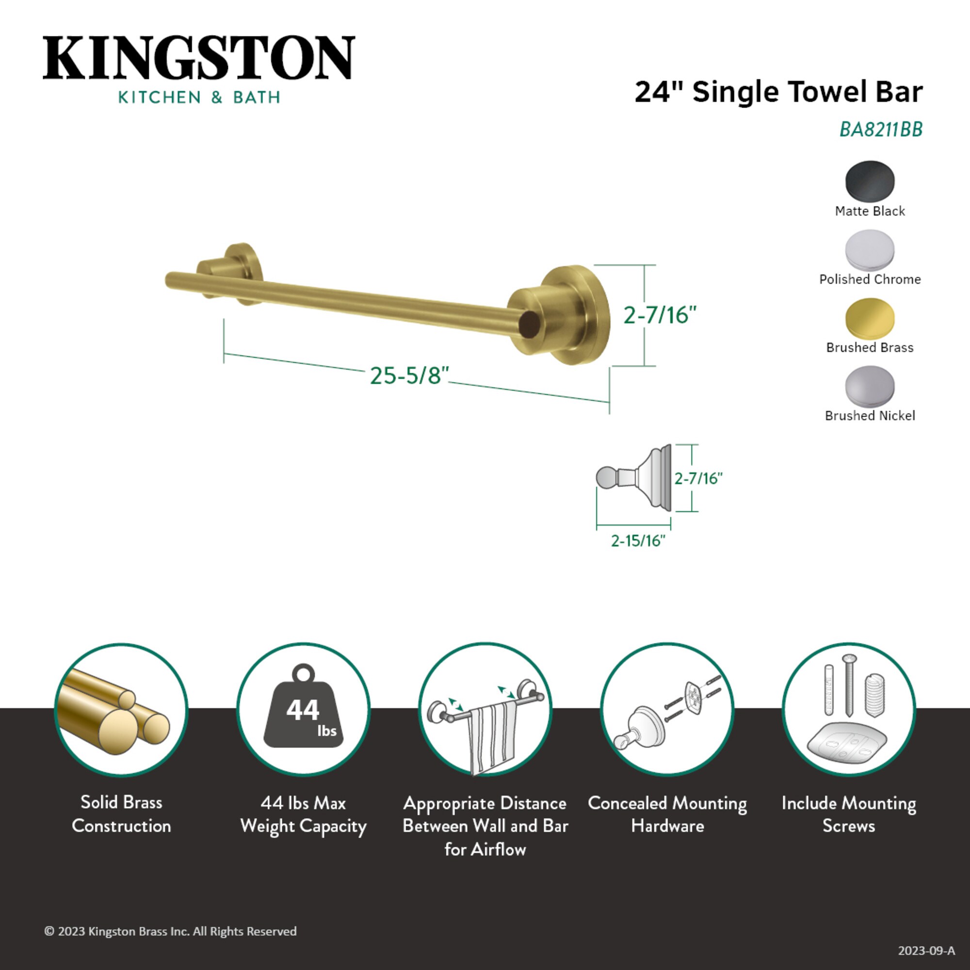 Kingston Brass WL82118 d060350 - View #3