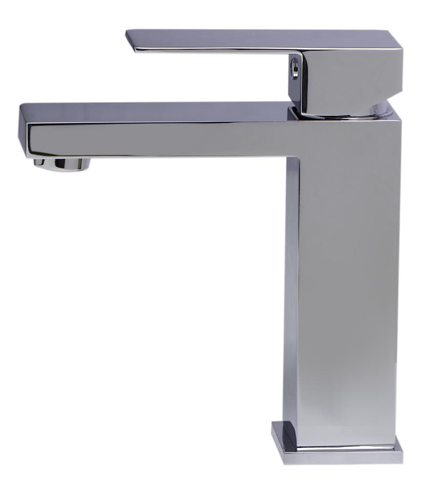 Polished Chrome Single Lever Bathroom Faucet