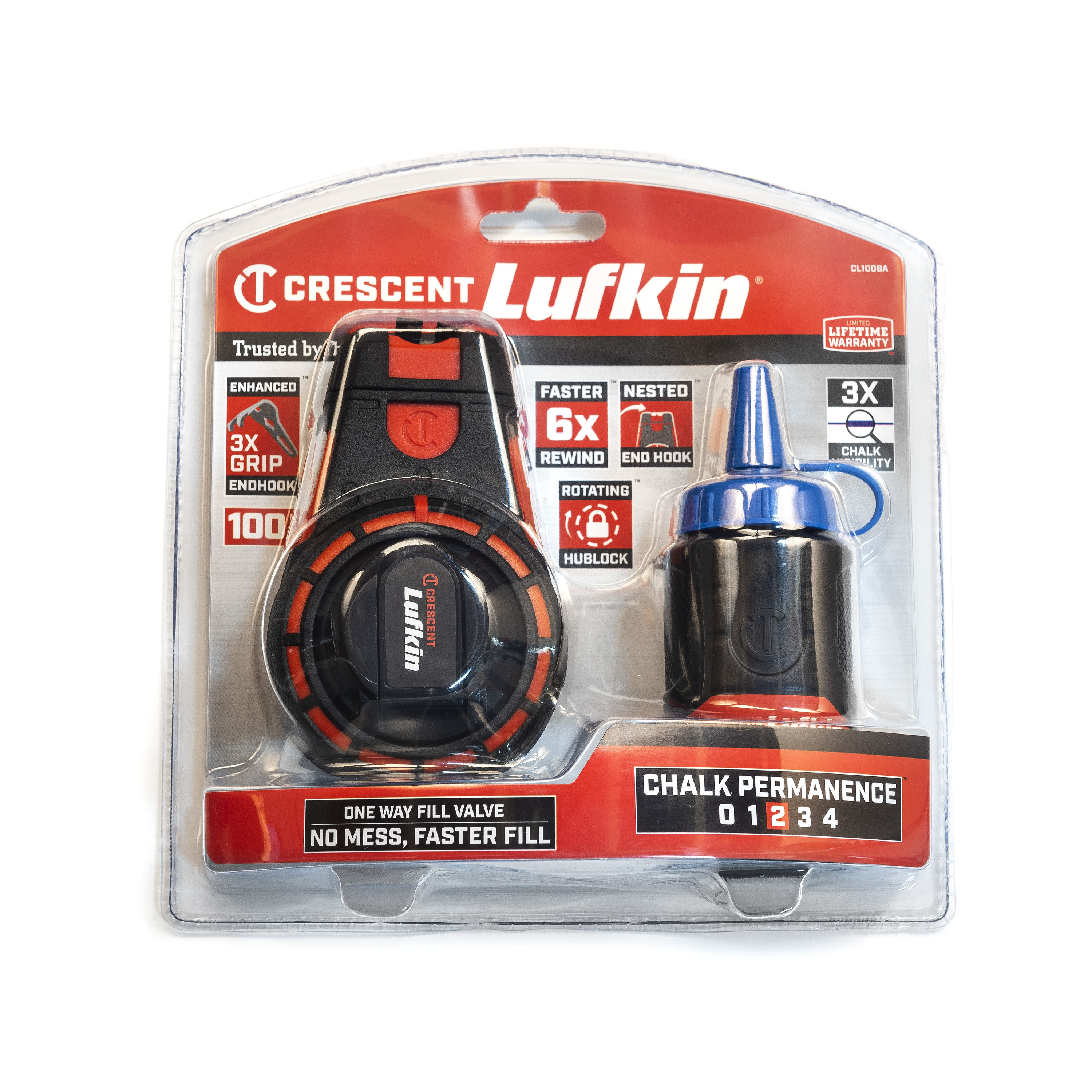 Crescent Lufkin 6:1 100-ft Chalk Reel in the Chalk Reels department at