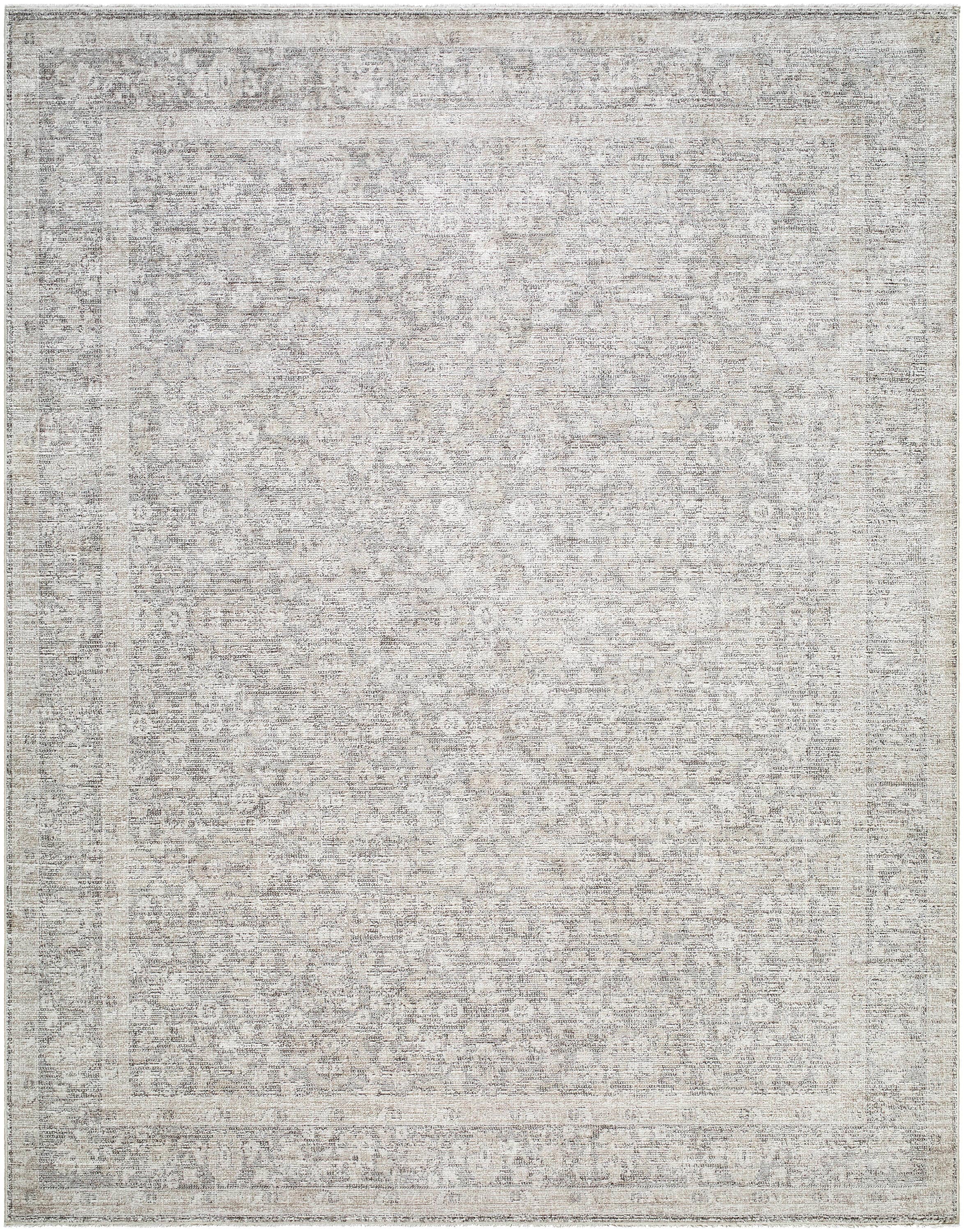 Maria Elena Gray Synthetic Rectangular Area Rug