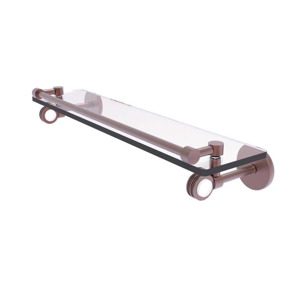 Allied Brass CV-1D-22-GAL-CA Clearview Antique Copper Wall mount Bathroom Shelf ( 22-in x 3.75-in x 5-in )