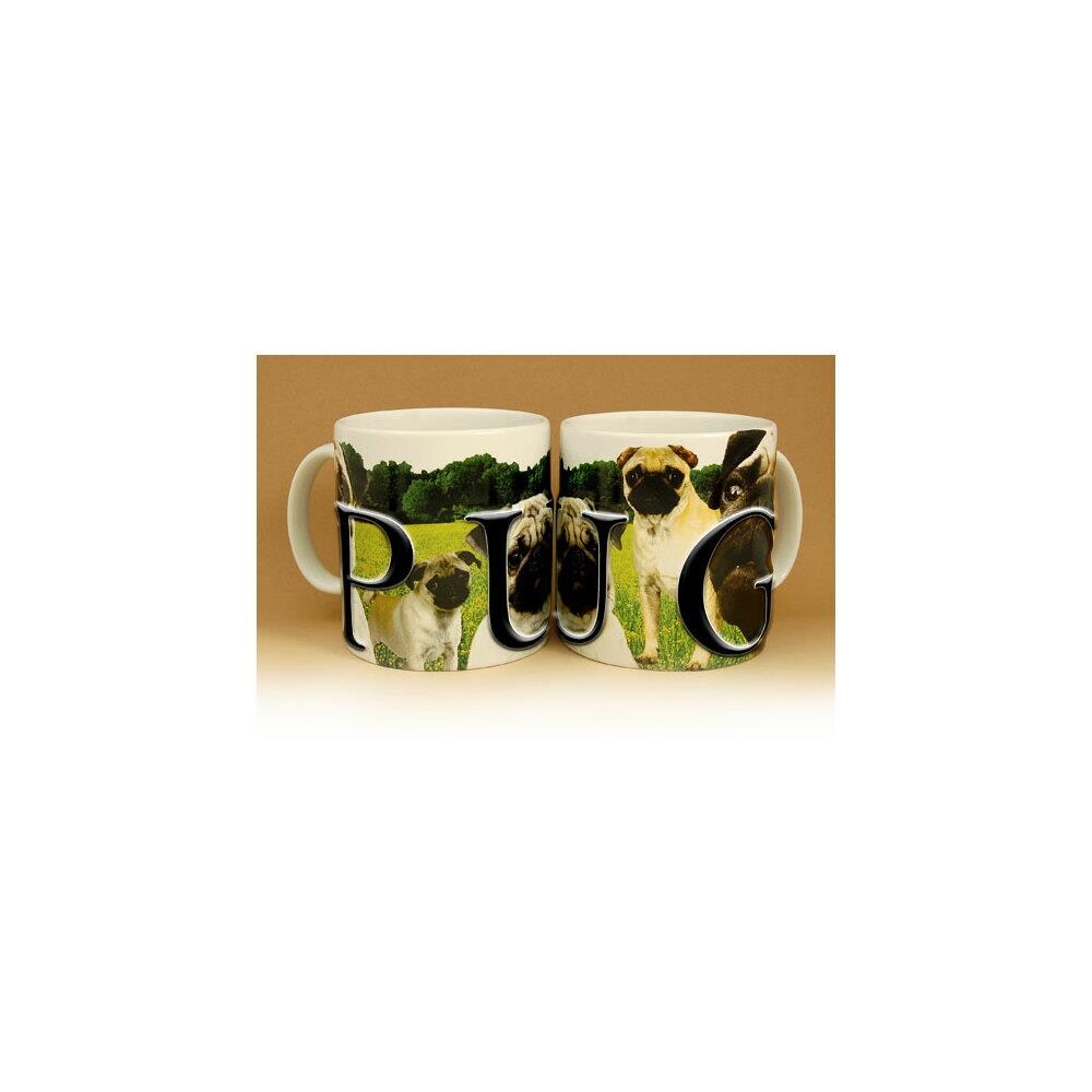 Americaware AMRW007  PMPUG02 18-oz Pug Mug