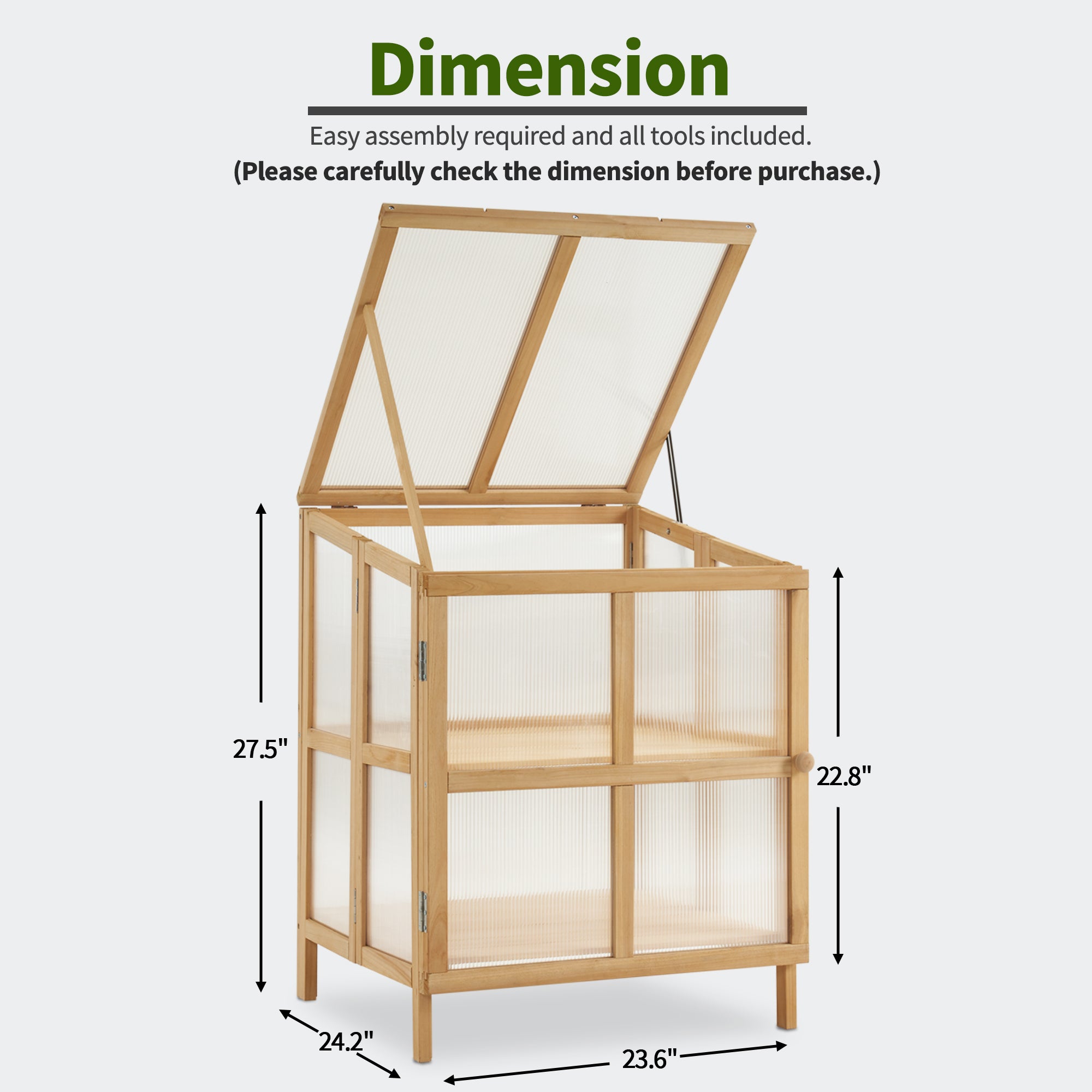 MCombo 6057-0122CR greenhouses - View #3