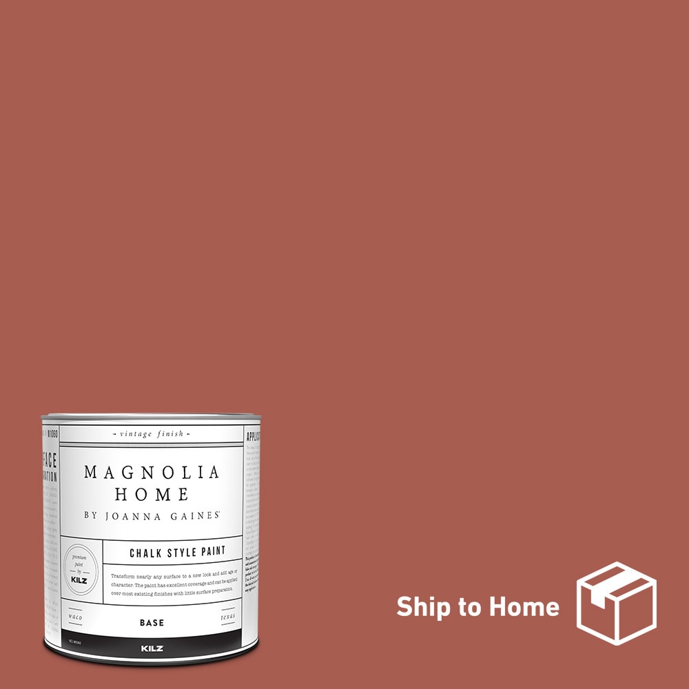 Magnolia Home 00171804 by Joanna Gaines Water-based Pre-tinted Low Odor Home At Last Chalky Paint (1-quart)