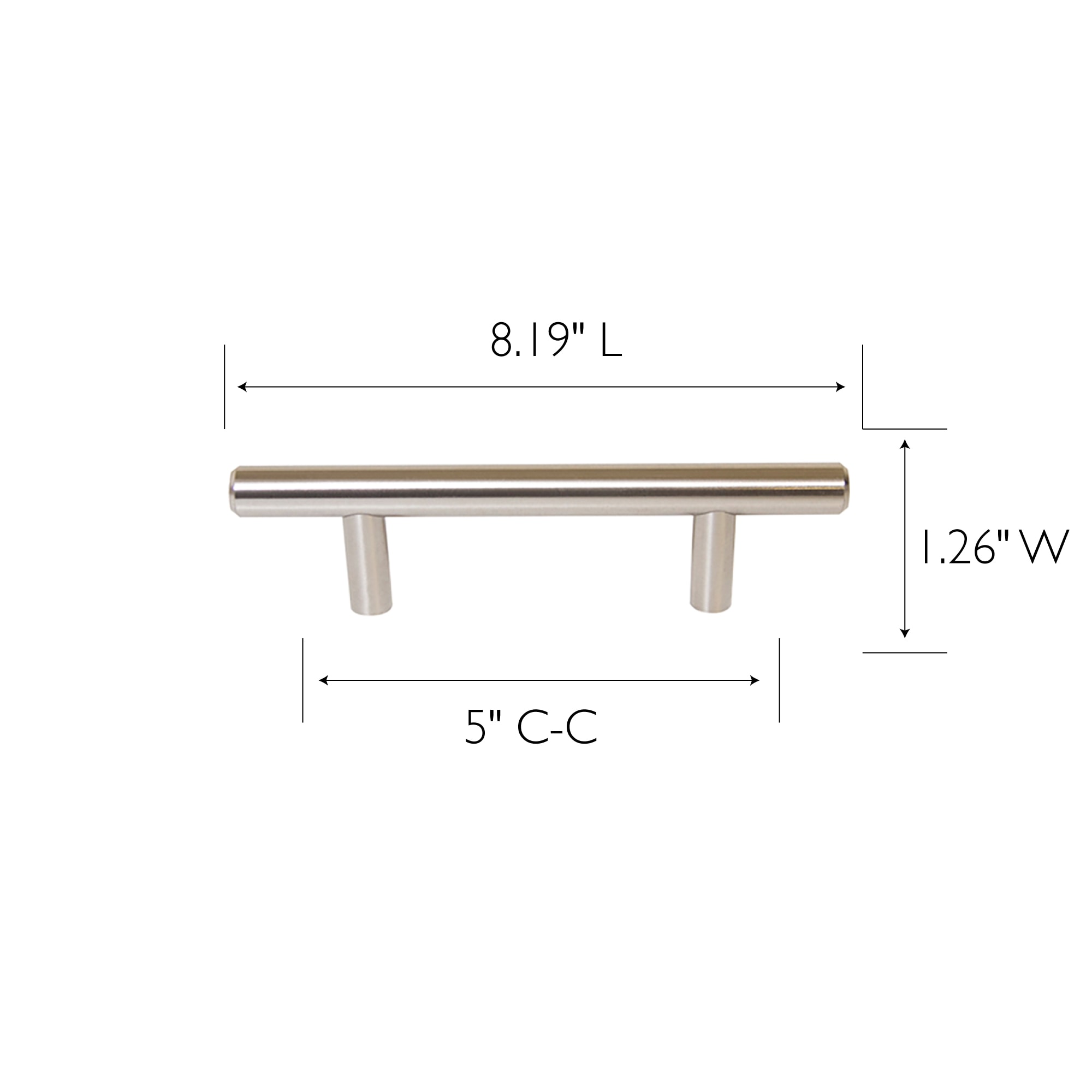 Design House Truss 10-Pack 5-in Center to Center Stainless Steel ...