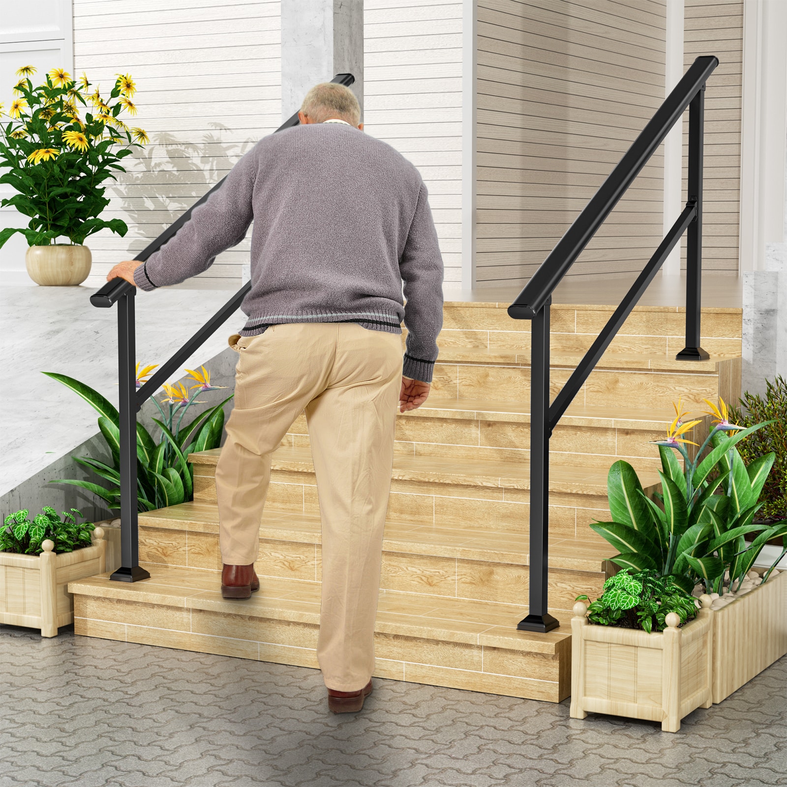 LOVMOR 5 STEP HAND RAILS railings - View #5