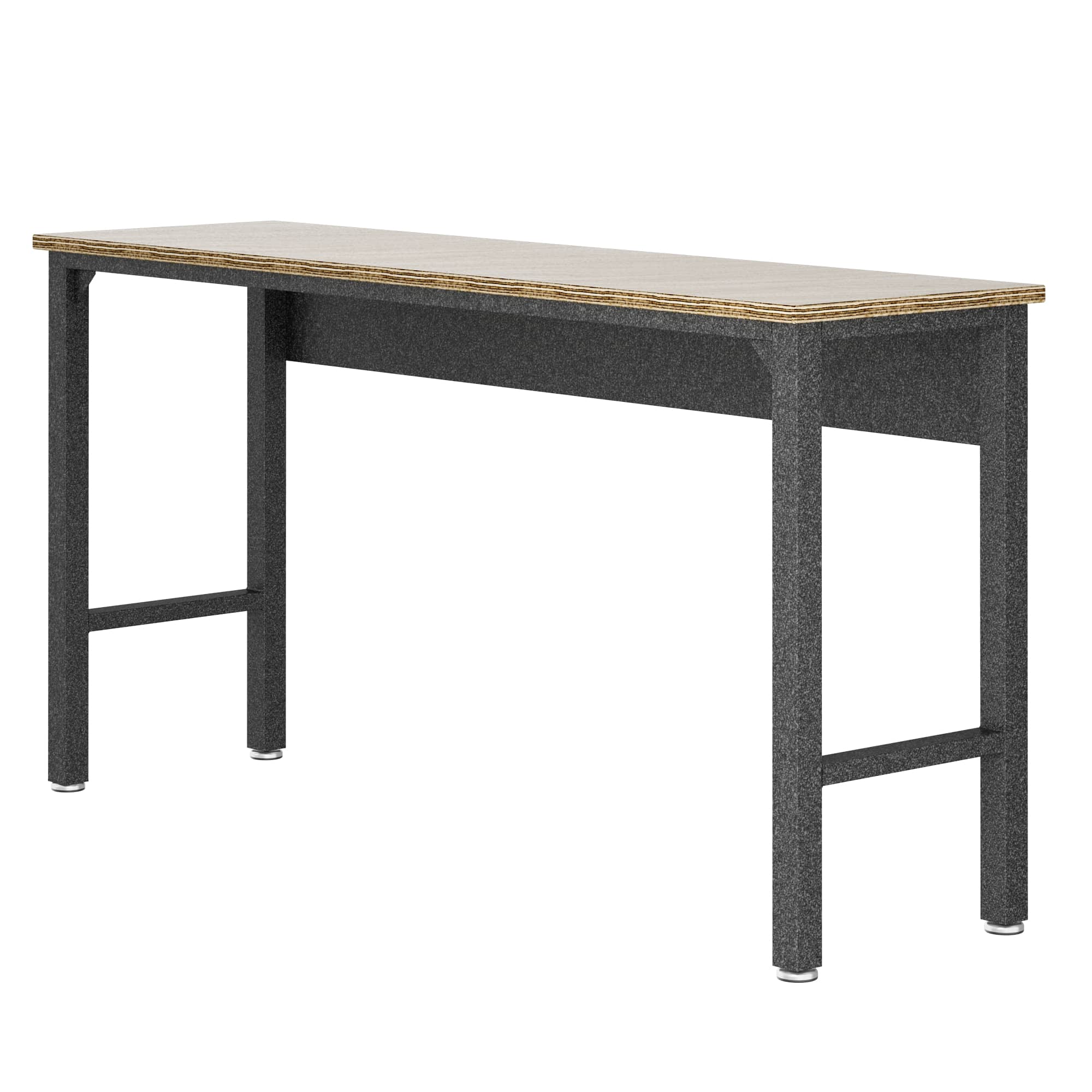 Kobalt 38.5-in H Plain Wood Color, Grey Wood Work Bench at