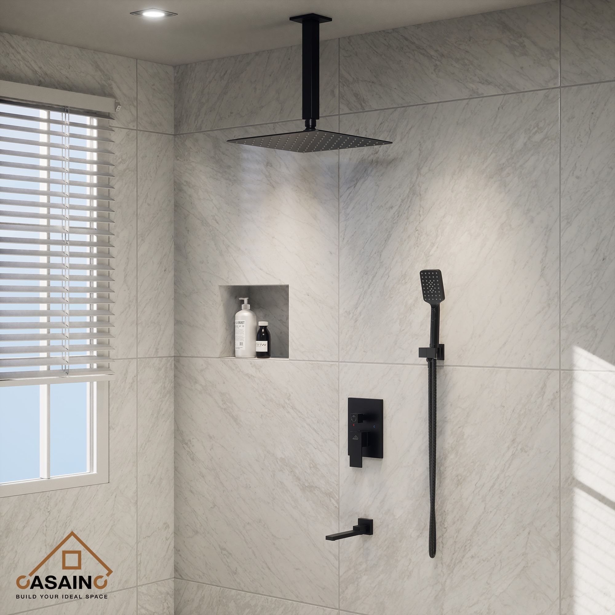 CASAINC WF-W98C03H-10 Showerhead-Bar-Panels - View #4