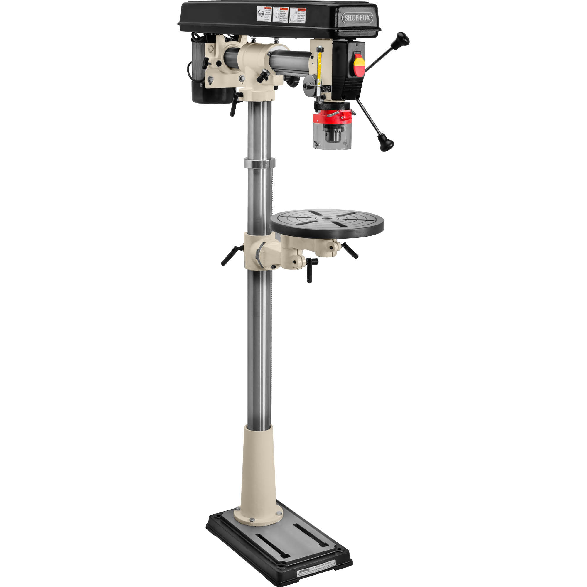 Shop Fox Radial Drill Press 4.72-Amp 5-Speed Floor Drill Press W1670 Sansujyuku sansujyuku.com