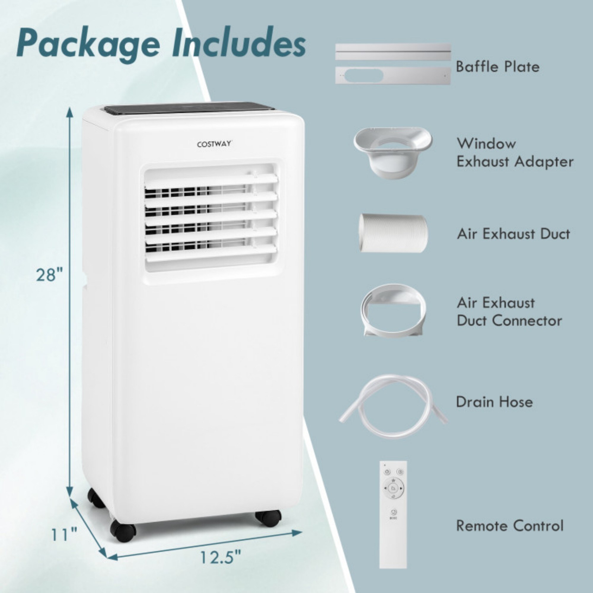 LUCKY ONE LO-FP10578USWH Portable-Air-Conditioners - View #3