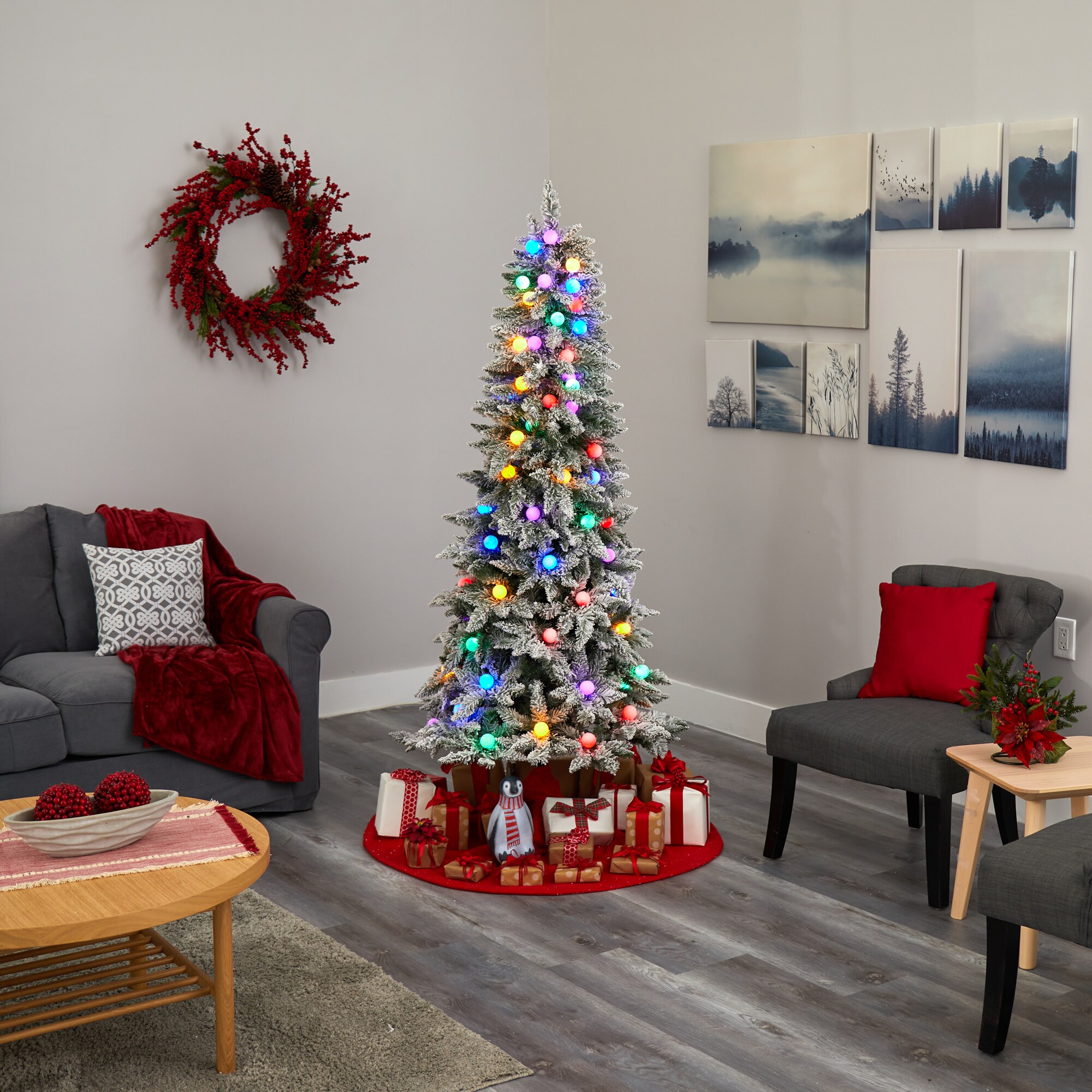 Nearly Natural T1576 Artificial-Christmas-Trees - View #7