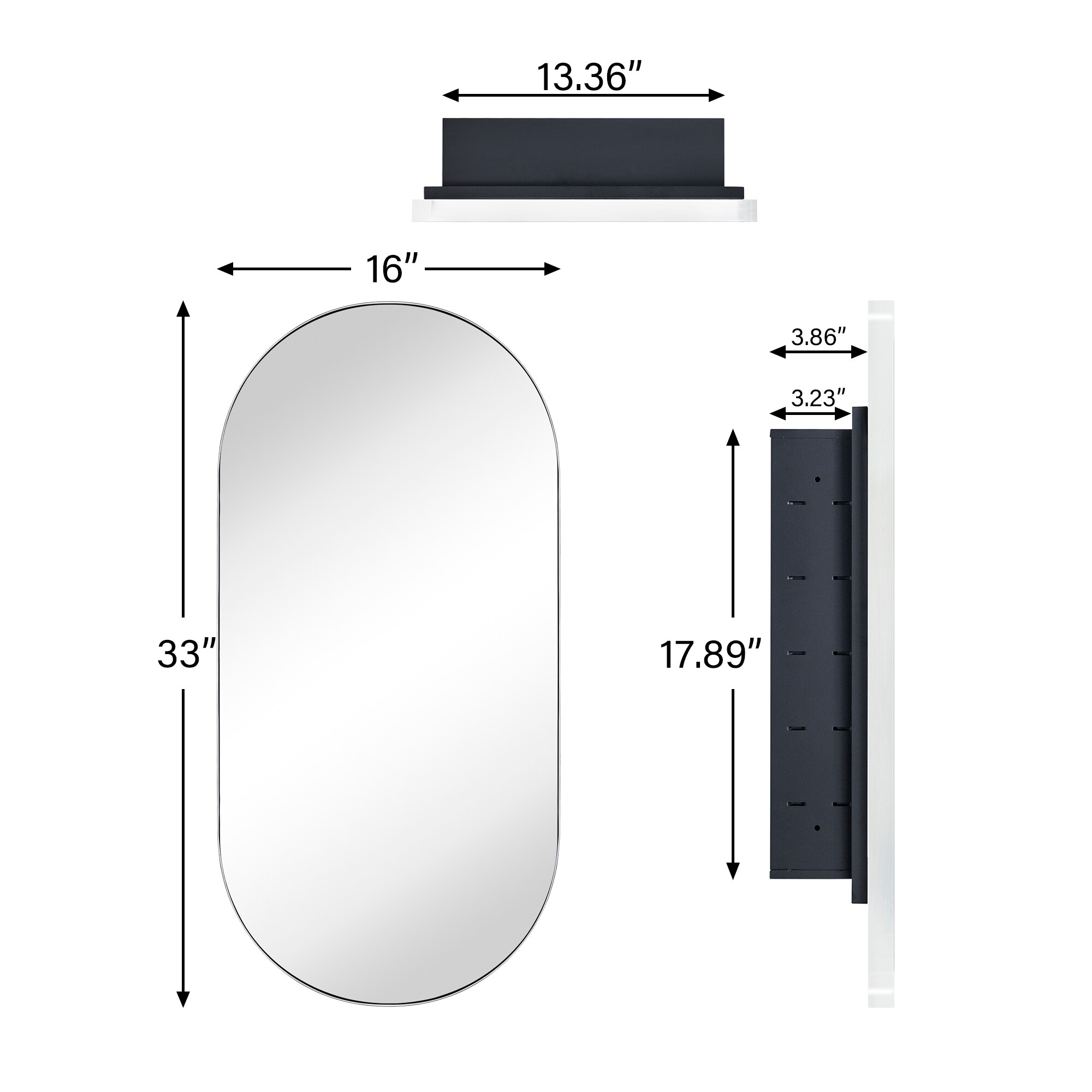 TEHOME GC-00596 Bathroom-Medicine-Cabinets - View #10