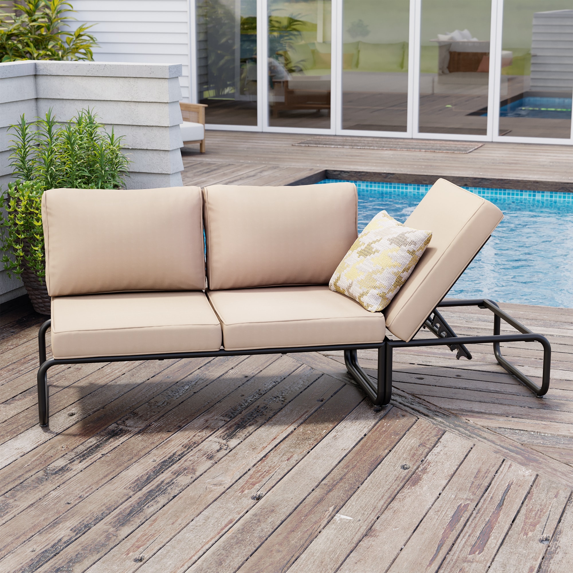 Crestlive Products CL-SF007BEI Patio-Sofas-Daybeds - View #3