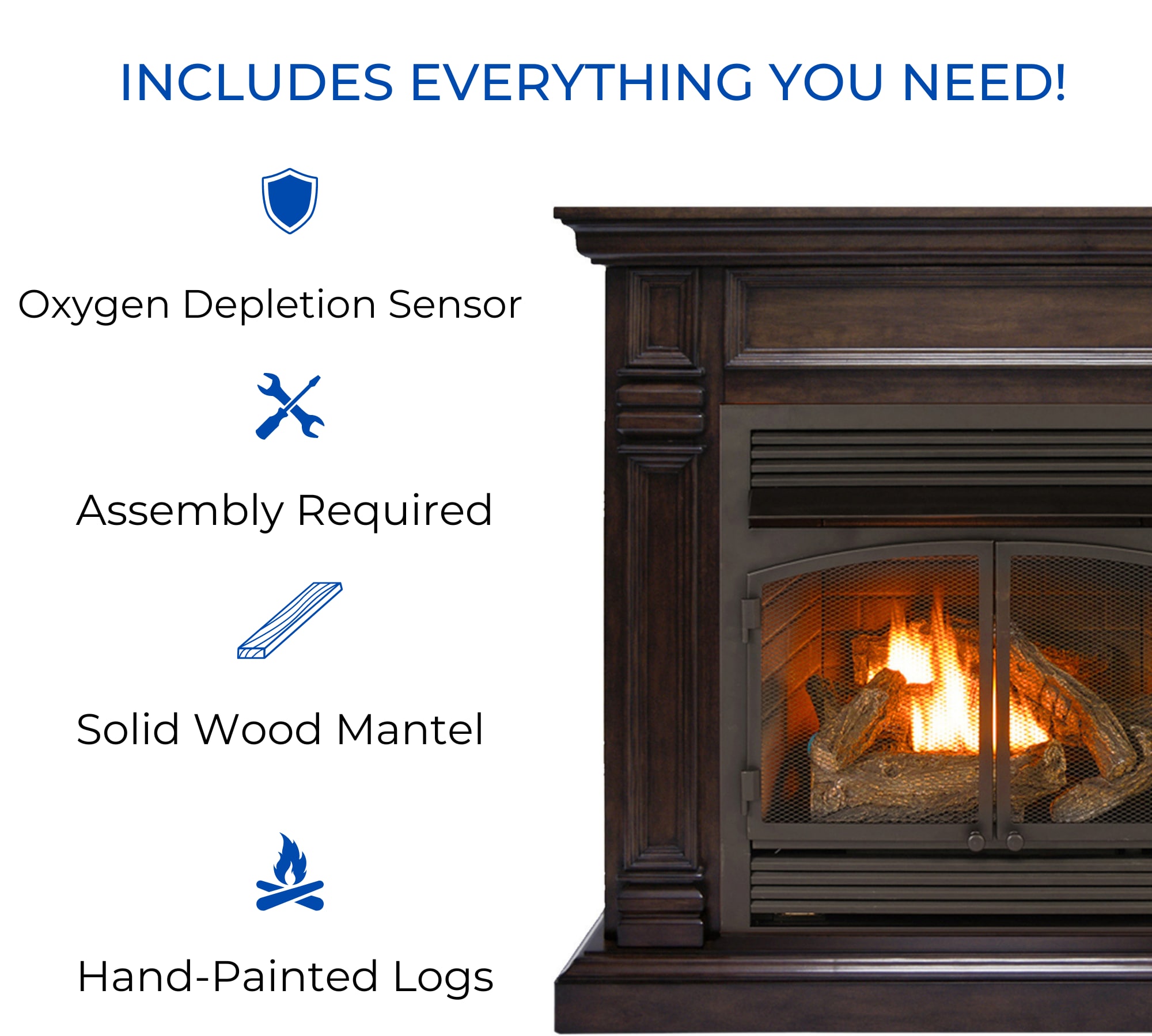 Duluth Forge DFS-400T-2CH Gas-Fireplaces - View #5