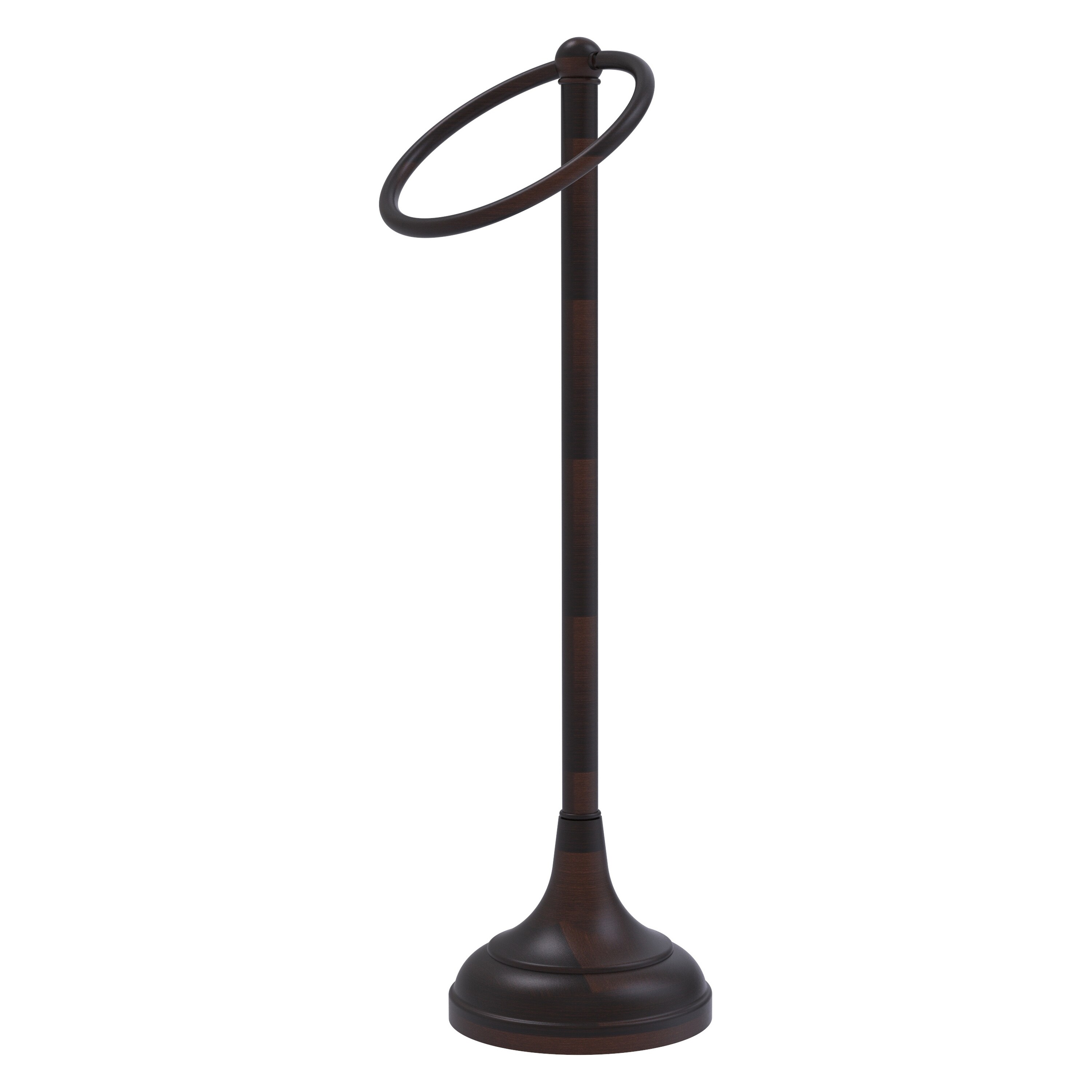 Allied Brass TR-10-VB Tribecca Venetian Bronze Freestanding countertop Single Towel Ring