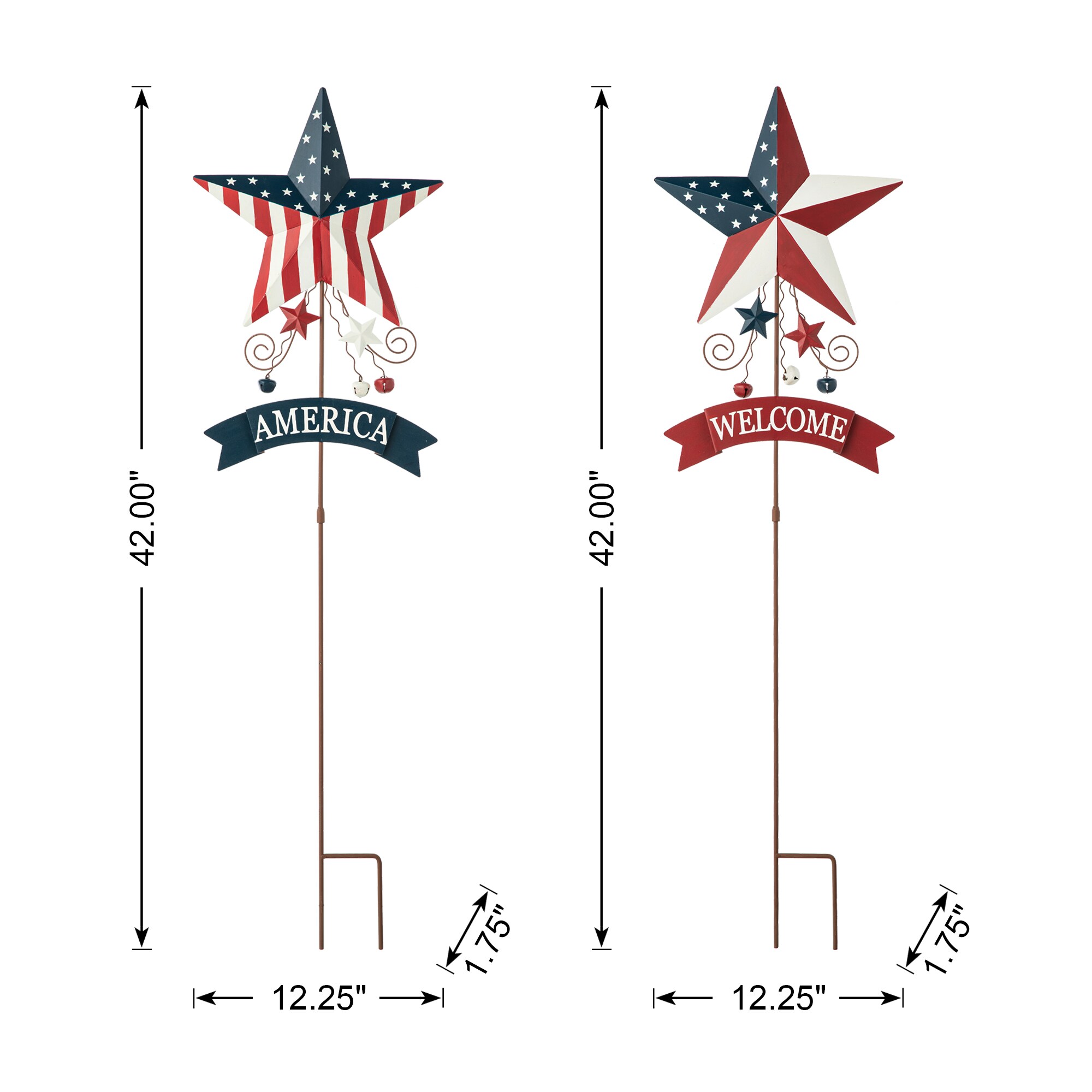 Glitzhome 2027300007 Indoor-Fourth-Of-July-Decorations - View #7