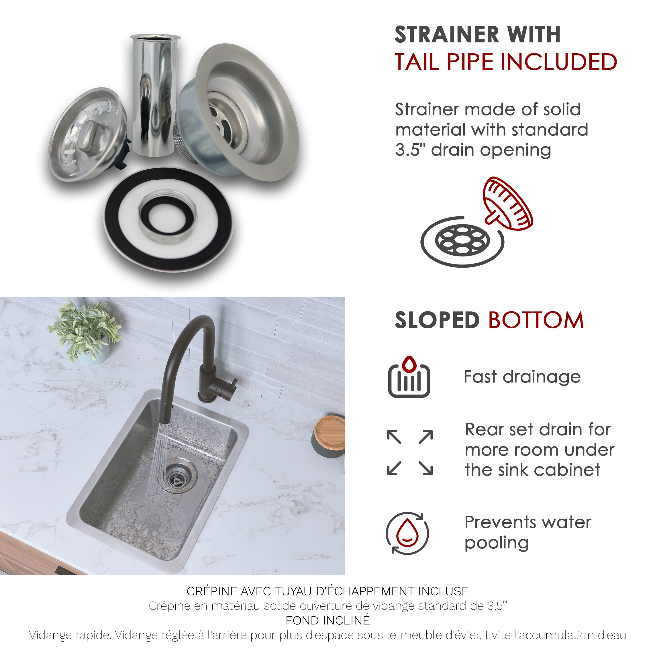 Stylish S-409T Kitchen-Sinks - View #7