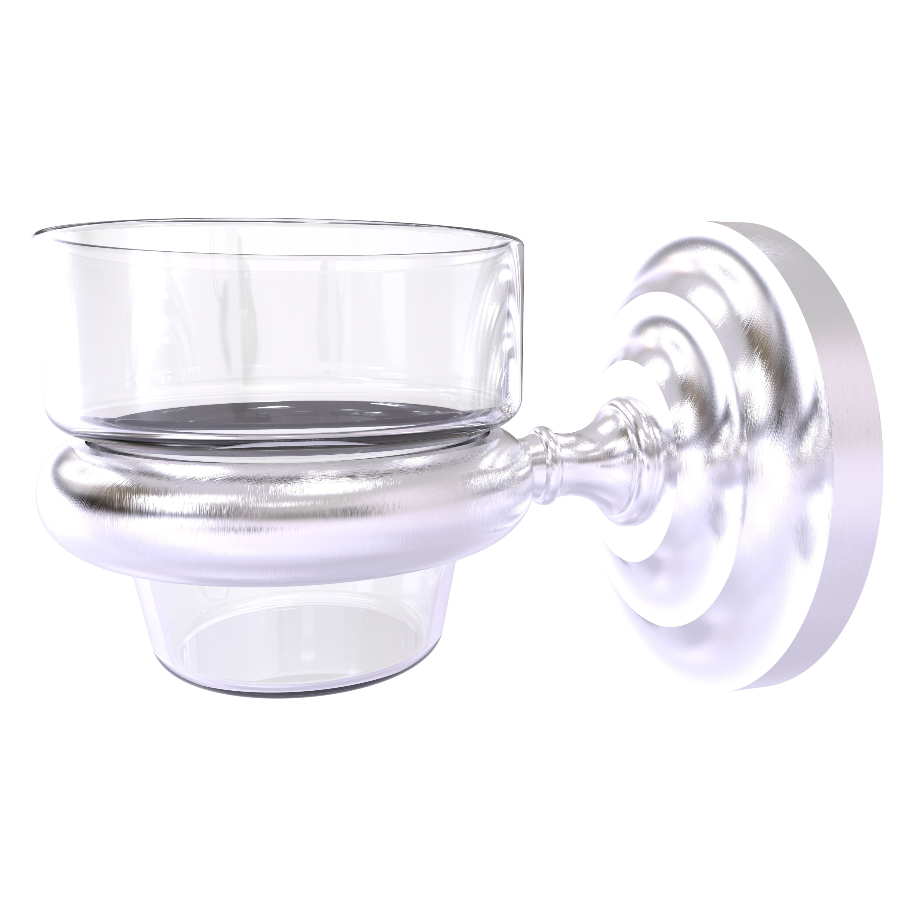 Allied Brass PQN-64-SCH 2 -Piece Prestige Que New Satin Chrome Decorative Bathroom Hardware Set Included