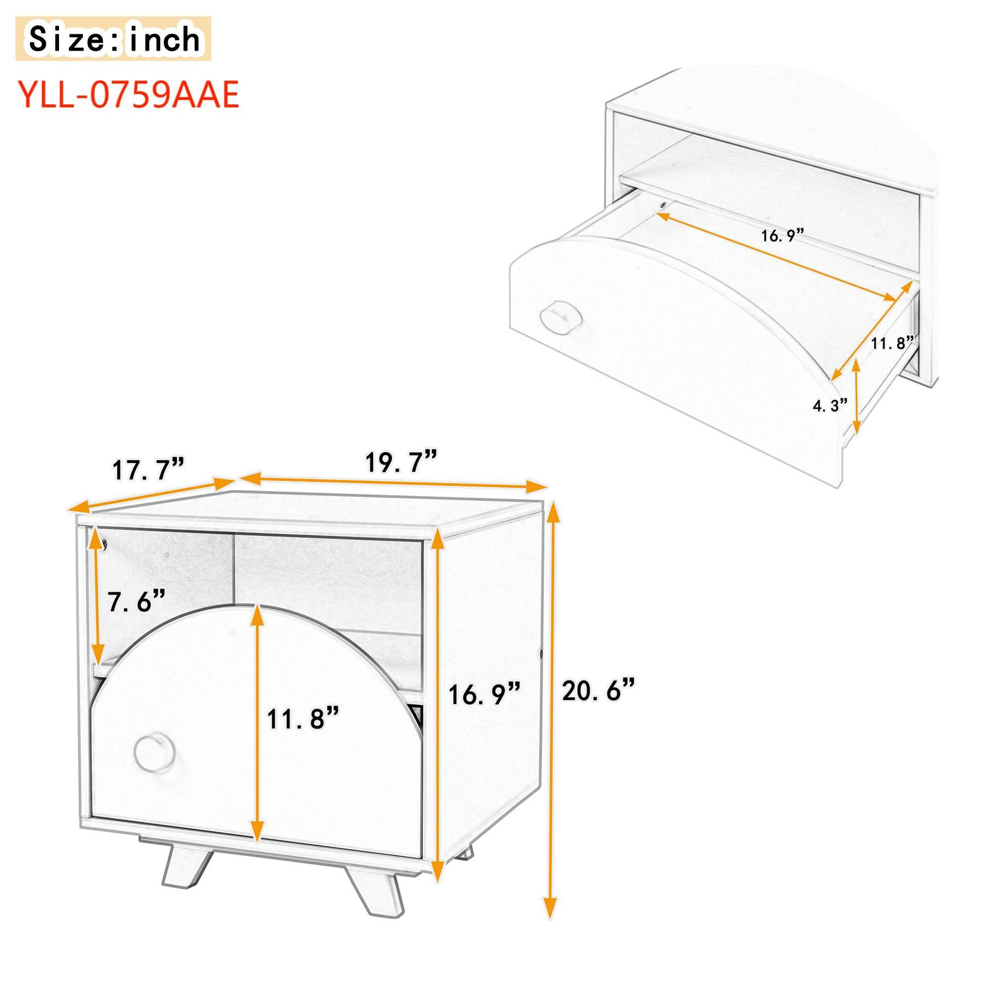 Yiekholo YLL-0759AAE nightstands - View #7