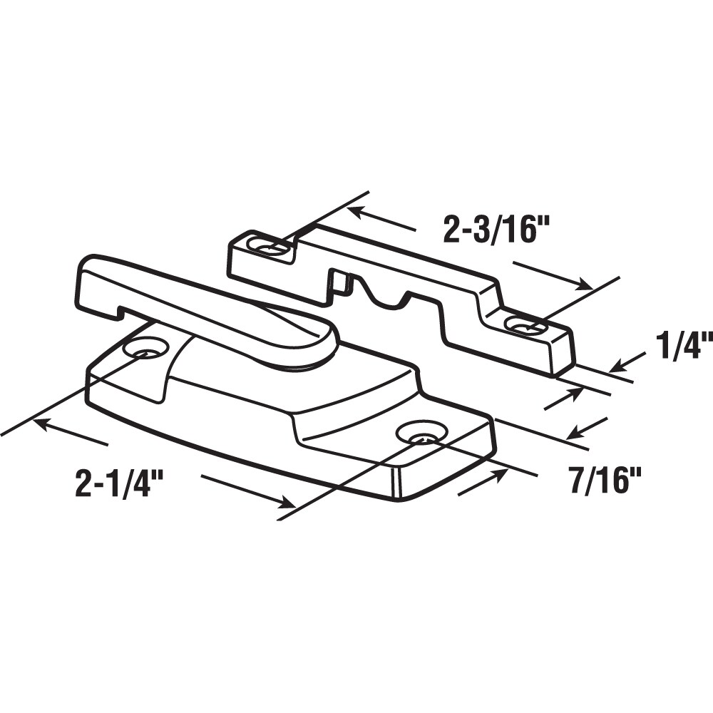 Prime-Line F 2768 Horizontal-Sliding-Window-Sash-Locks - View #3