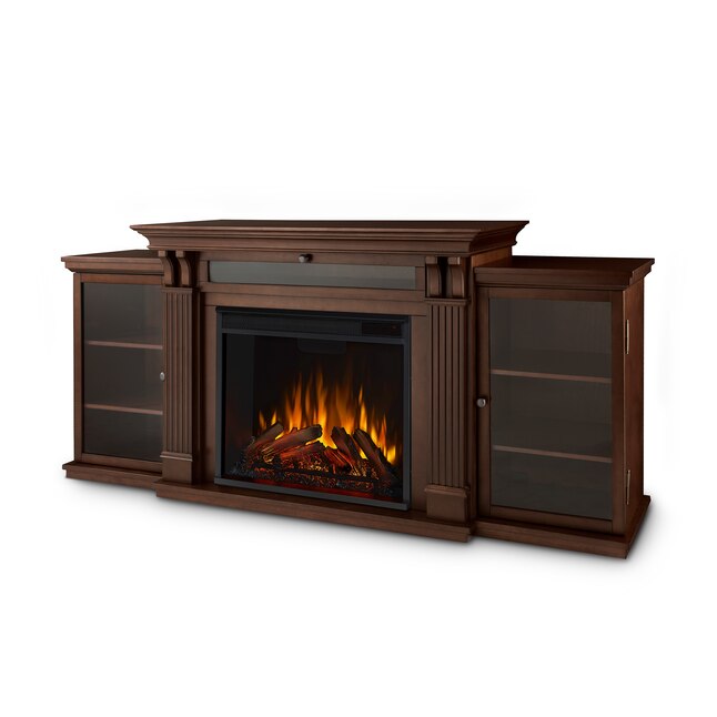 Real Flame 67 In W Dark Espresso Fan, 67 Calie Entertainment Center Electric Fireplace