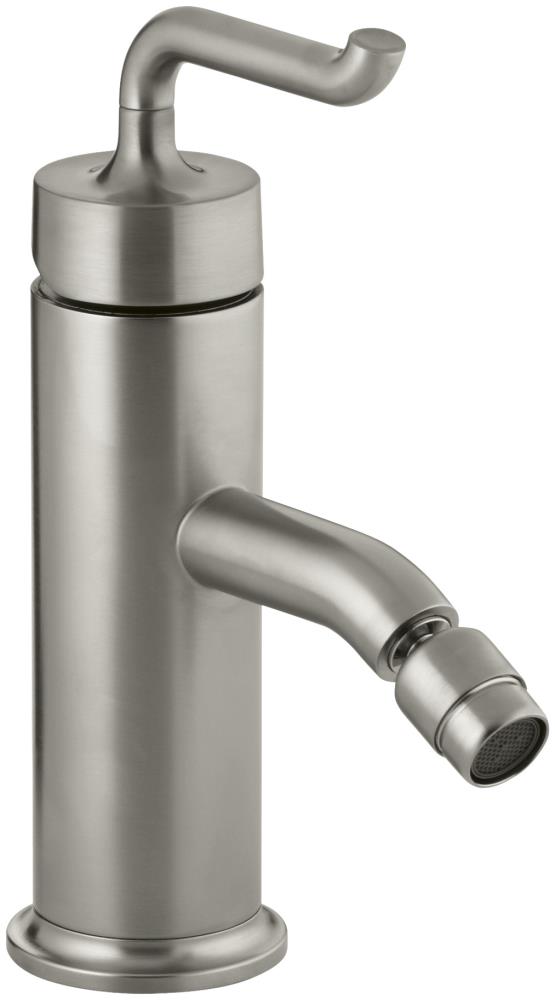 Kohler Purist Vibrant Brushed Nickel Vertical Spray Single Hole Bidet Faucet At 6727