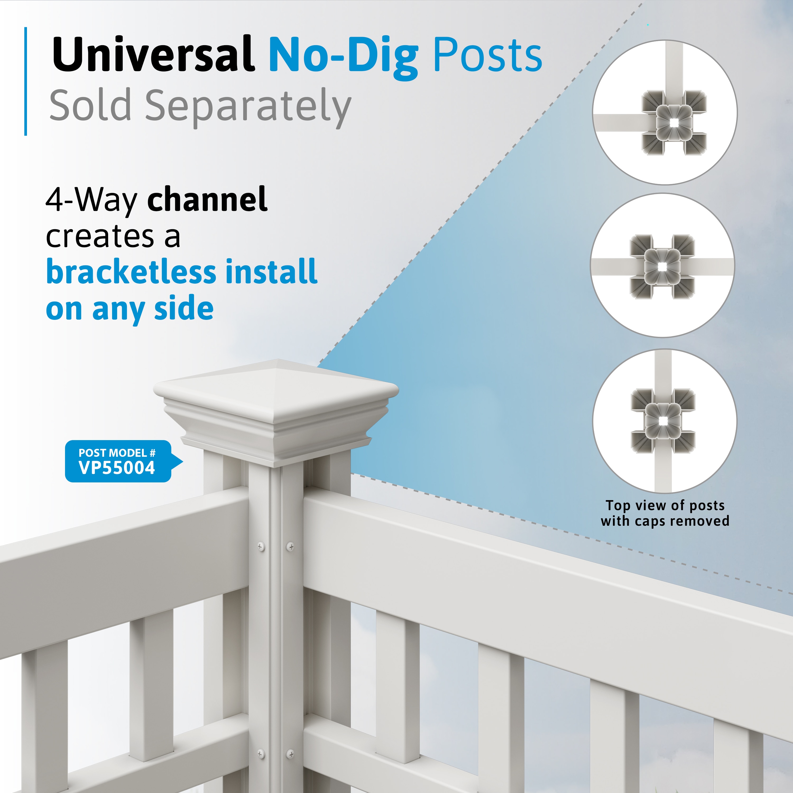 WamBam Fence VF15100 Vinyl-Fence-Panels - View #6