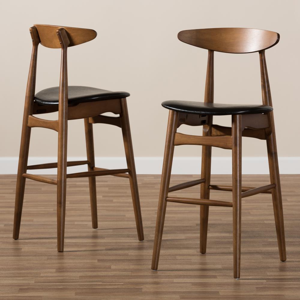 Baxton Studio 144-2PC-8074-LW stools - View #5