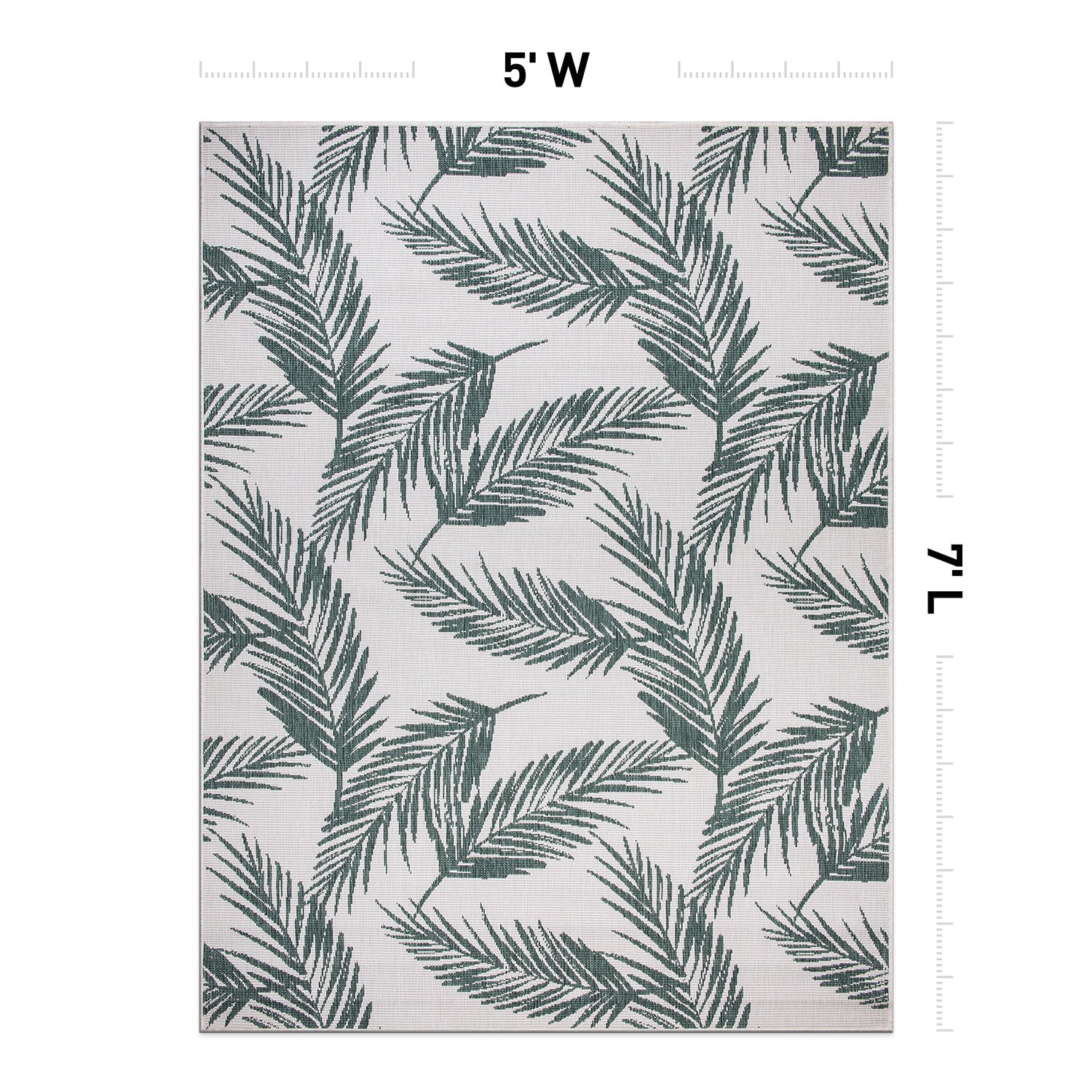 World Rug Gallery 4025GREEN5X7 rugs - View #2
