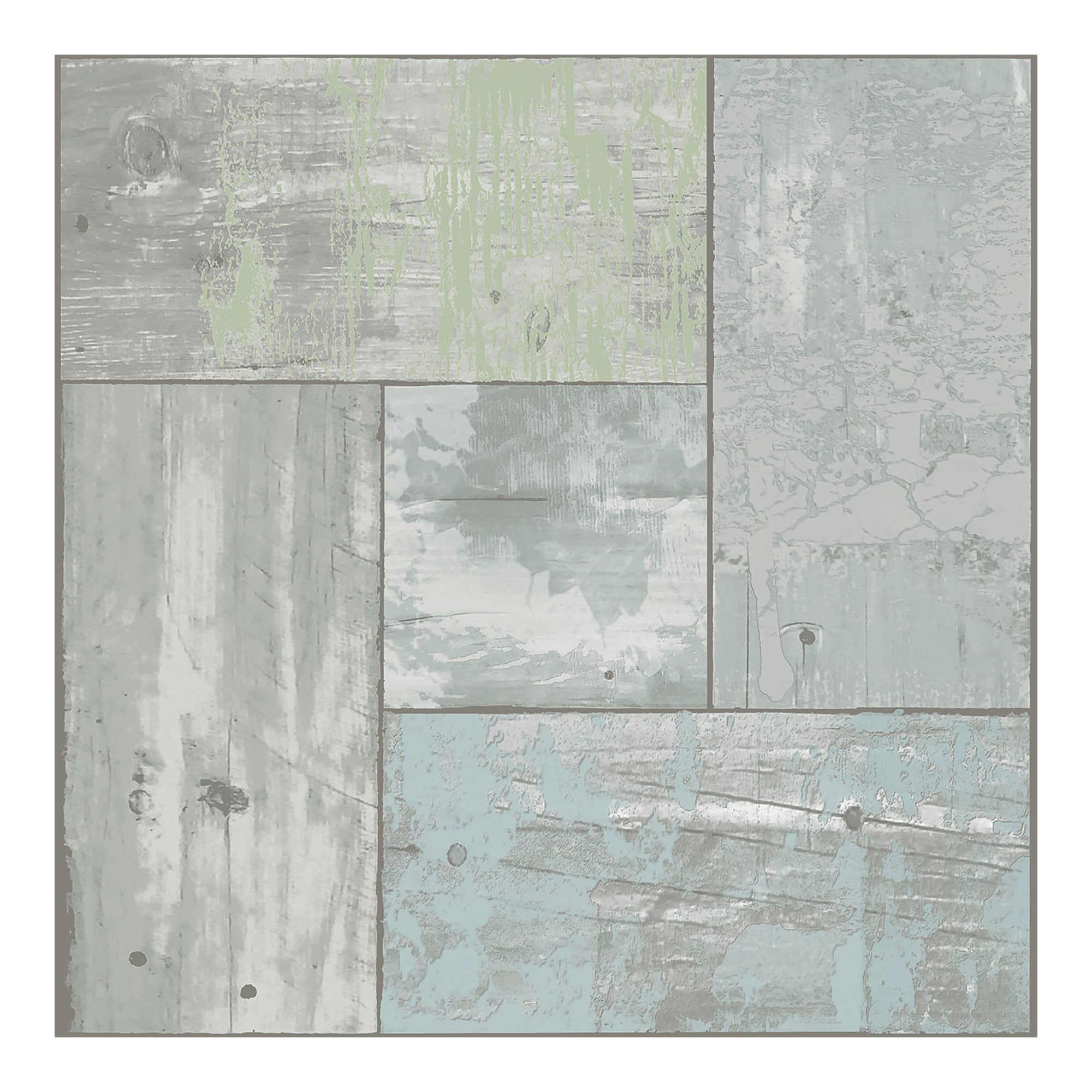 FloorPops TFP3290 Grey Gray Wood look 2.76-mil x 12-in W x 12-in L Water Resistant Peel and stick Vinyl Tile Flooring ( 20-sq ft Carton )