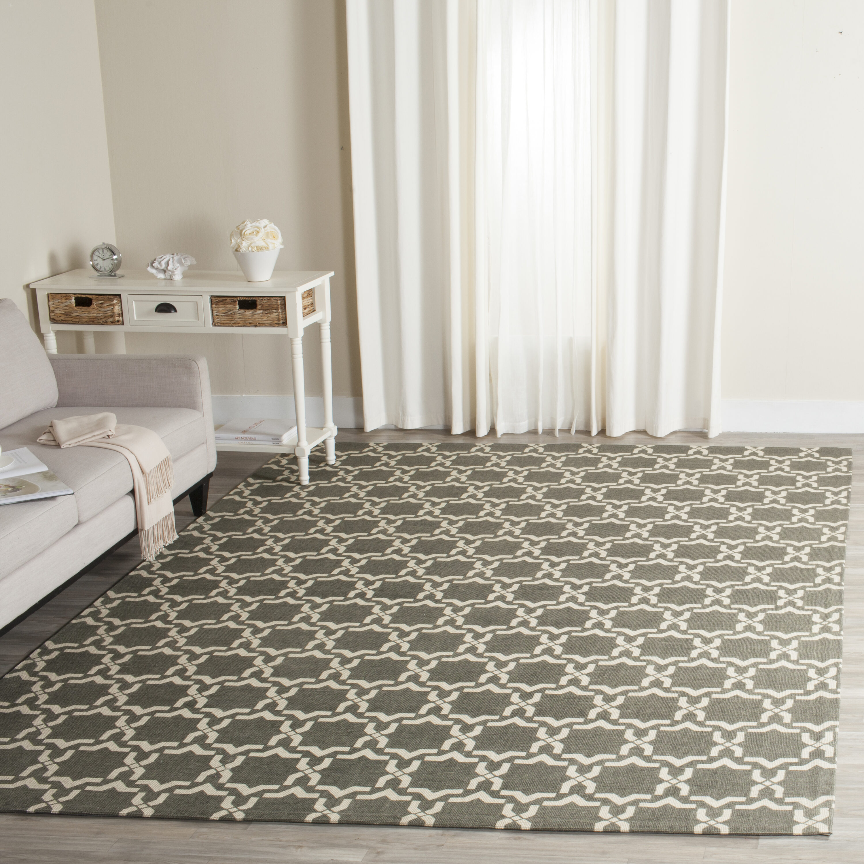  Cedar Brook 231 Gray/Ivory Contemporary 8ft x 10ft Large Rectangle Rug