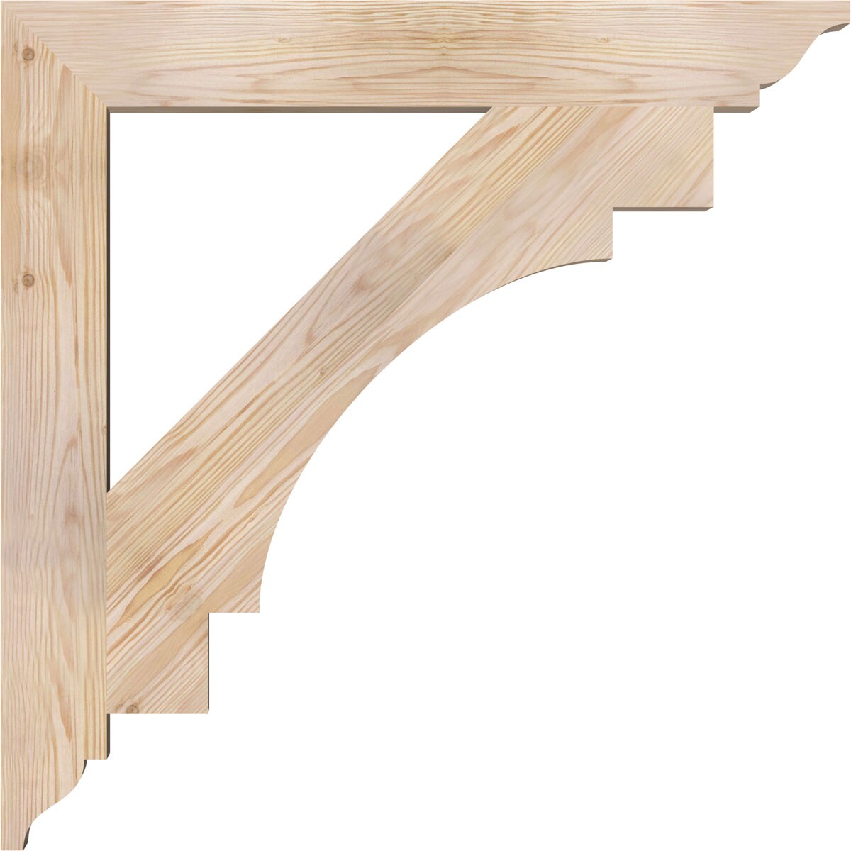 Ekena Millwork BKT04X28X28MRC01SDF Exterior-Brackets-Braces - View #3
