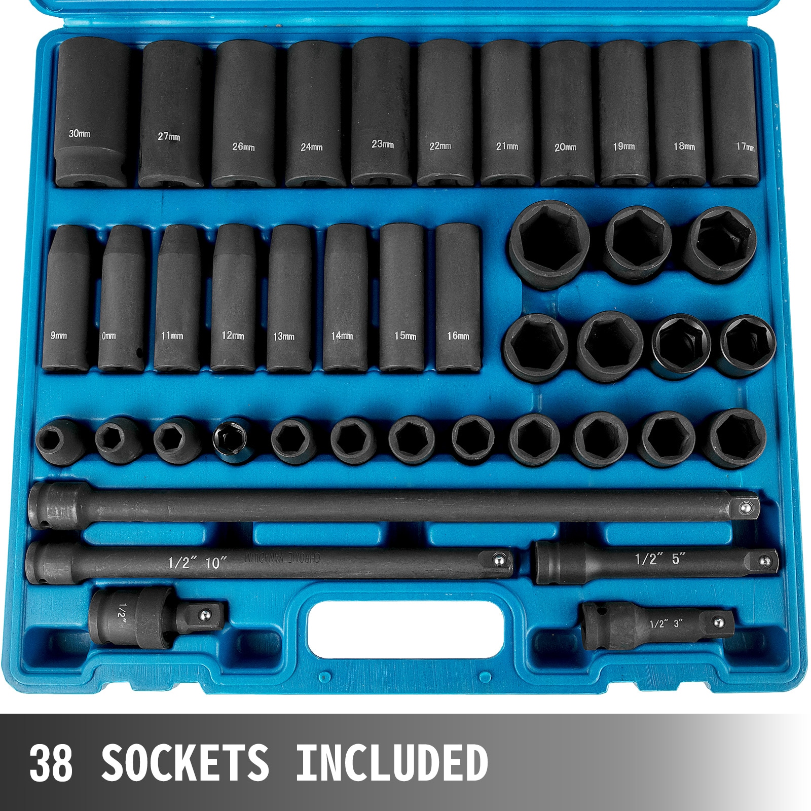 VEVOR CJTT43PC12INZJ001V0 Impact-Socket-Sets - View #6