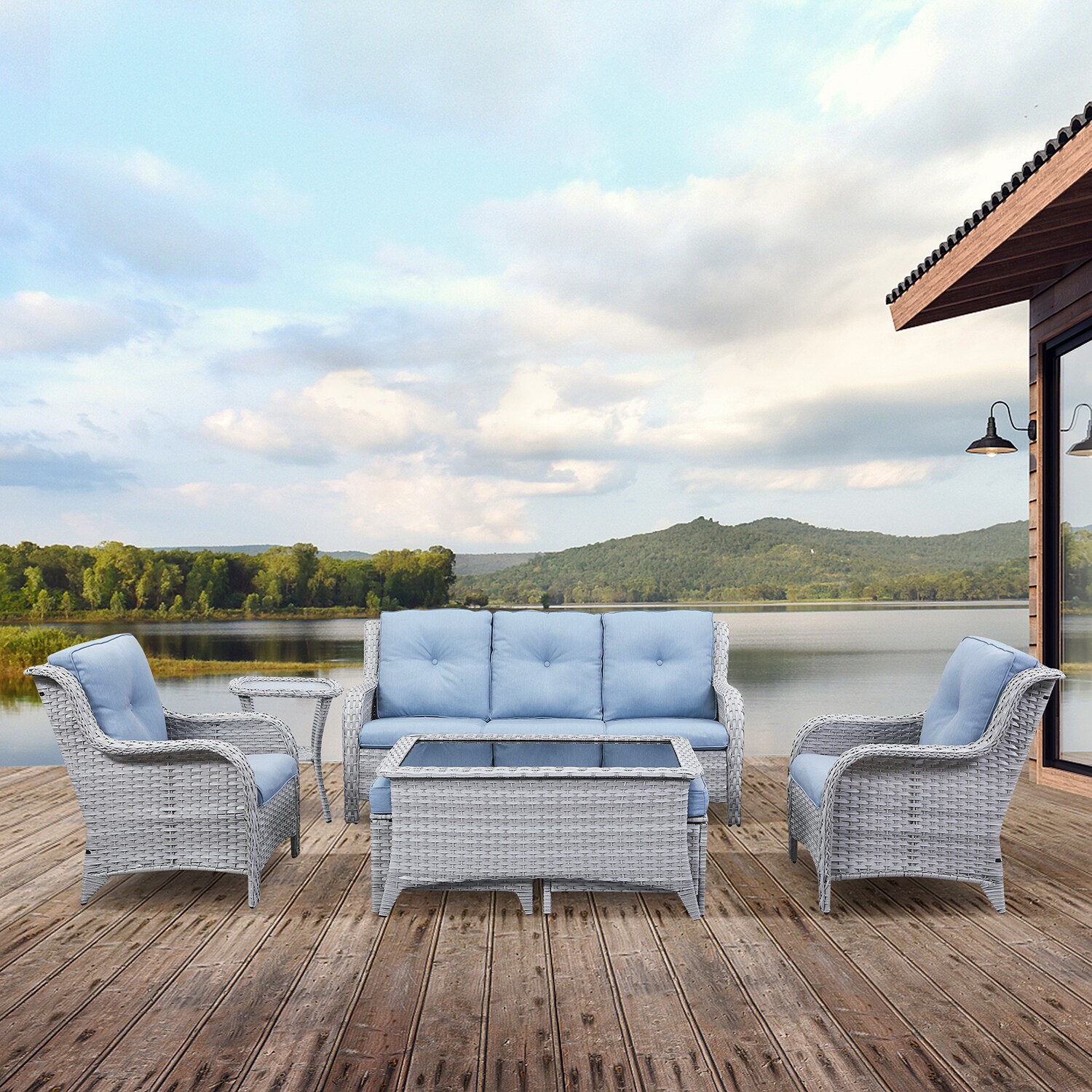 Rilyson FS76077074075072-BB Patio-Conversation-Sets - View #2