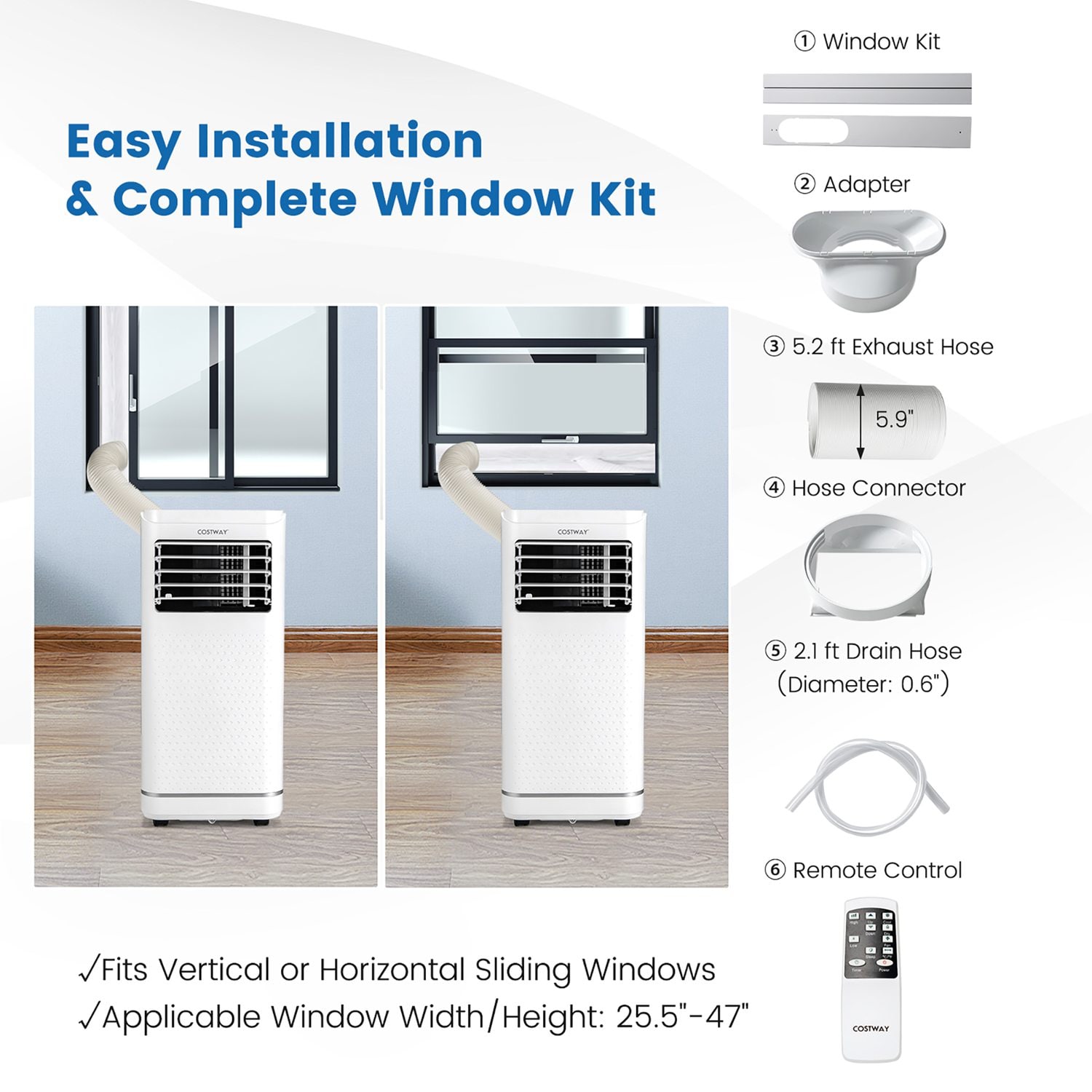 Costway CSHY000598 Portable-Air-Conditioners - View #9