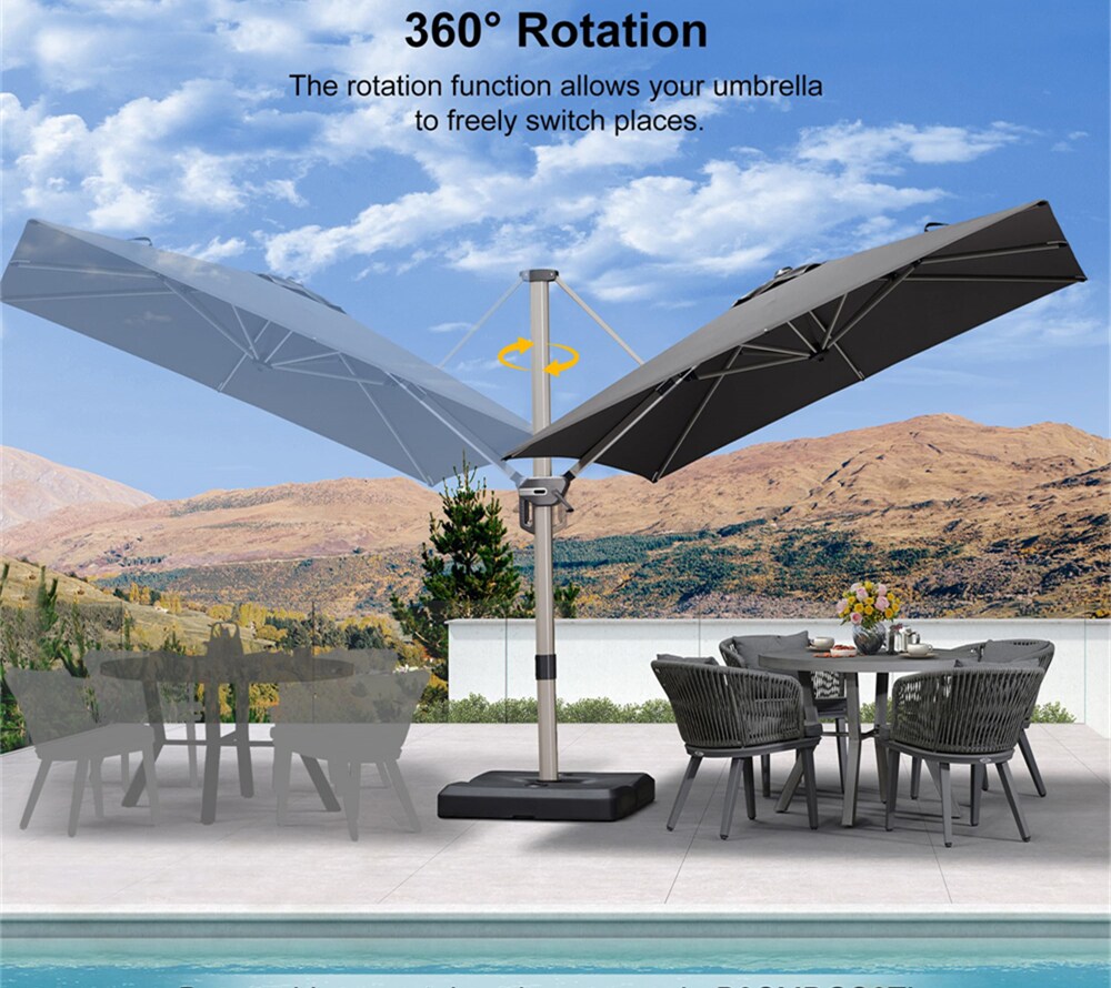 PURPLE LEAF LS01HLRS09-GY Umbrellas-2 - View #2