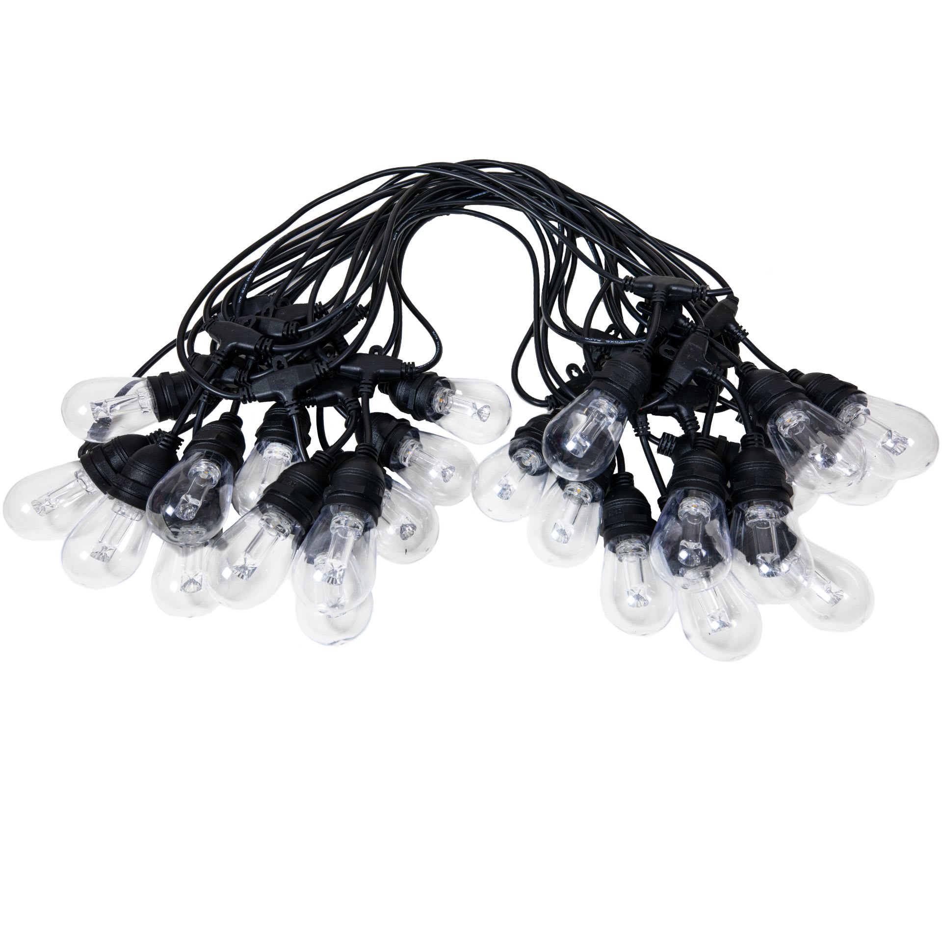 Novelty Lights S14-RGBWW-24-BK Patio-String-Lights - View #6