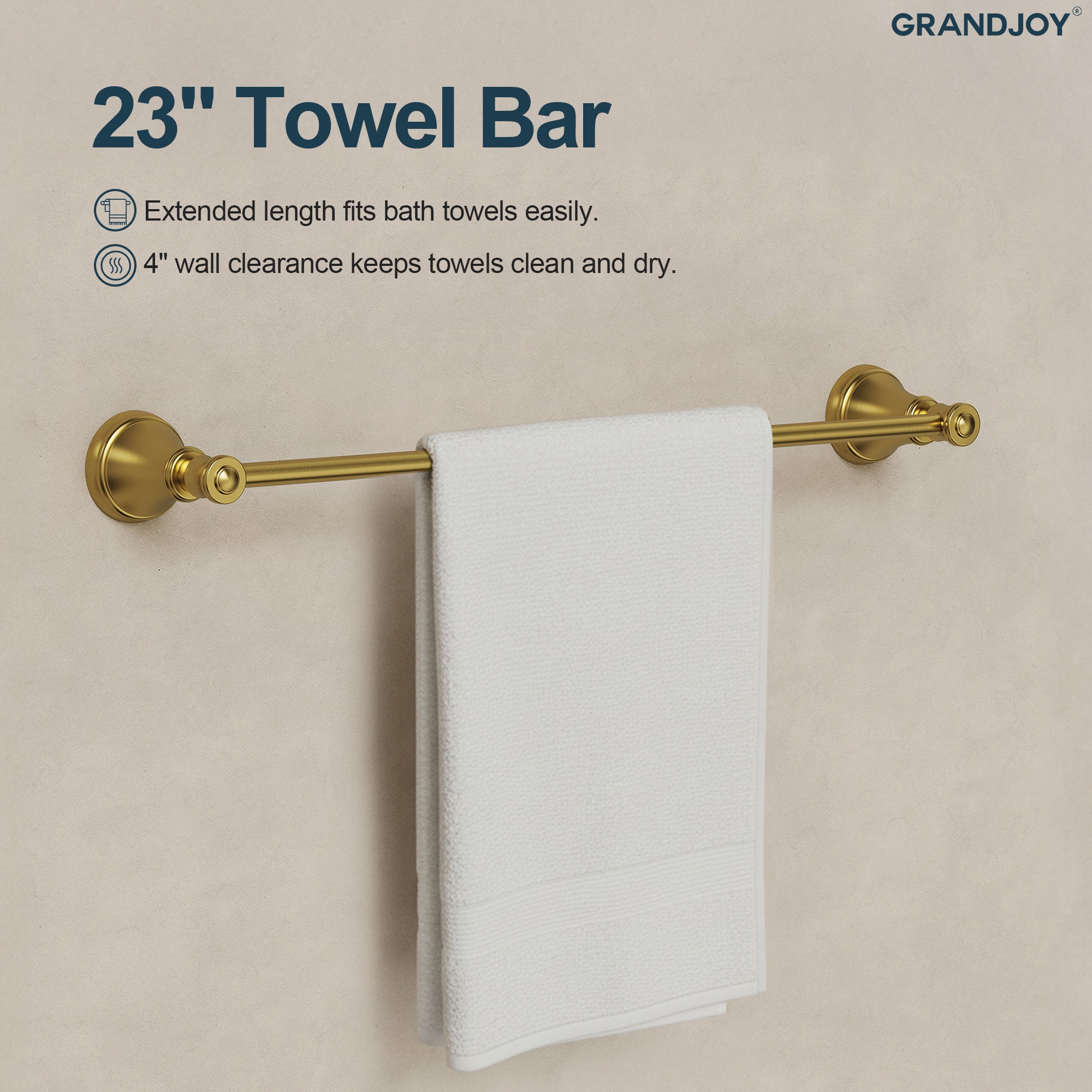 GRANDJOY SGF20GJ-08BG Decorative-Bath-Hardware-Kits - View #7