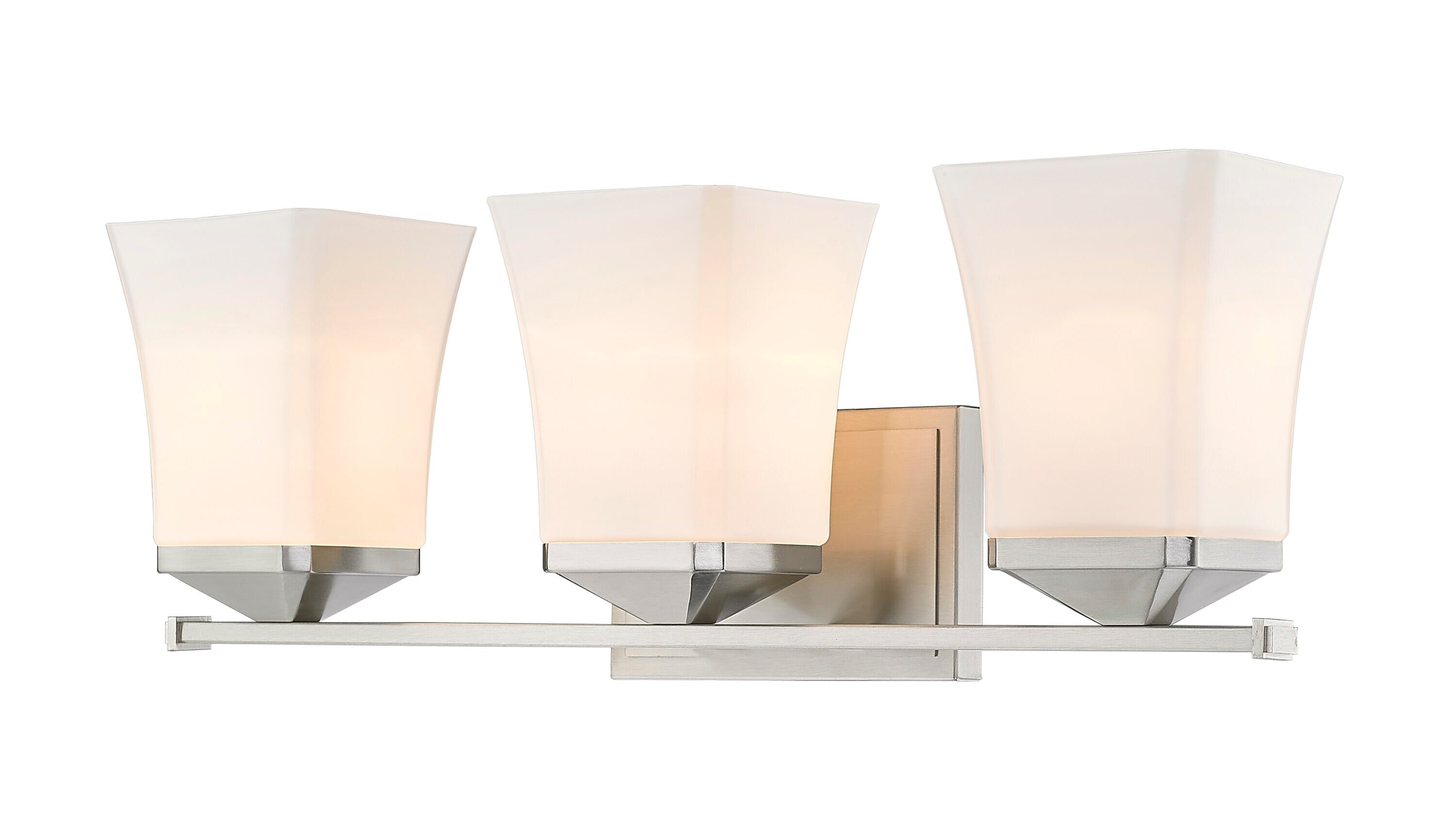 Z-Lite 1939-3V-BN Darcy 22-in 3 -Light Brushed Nickel Farmhouse Vanity light
