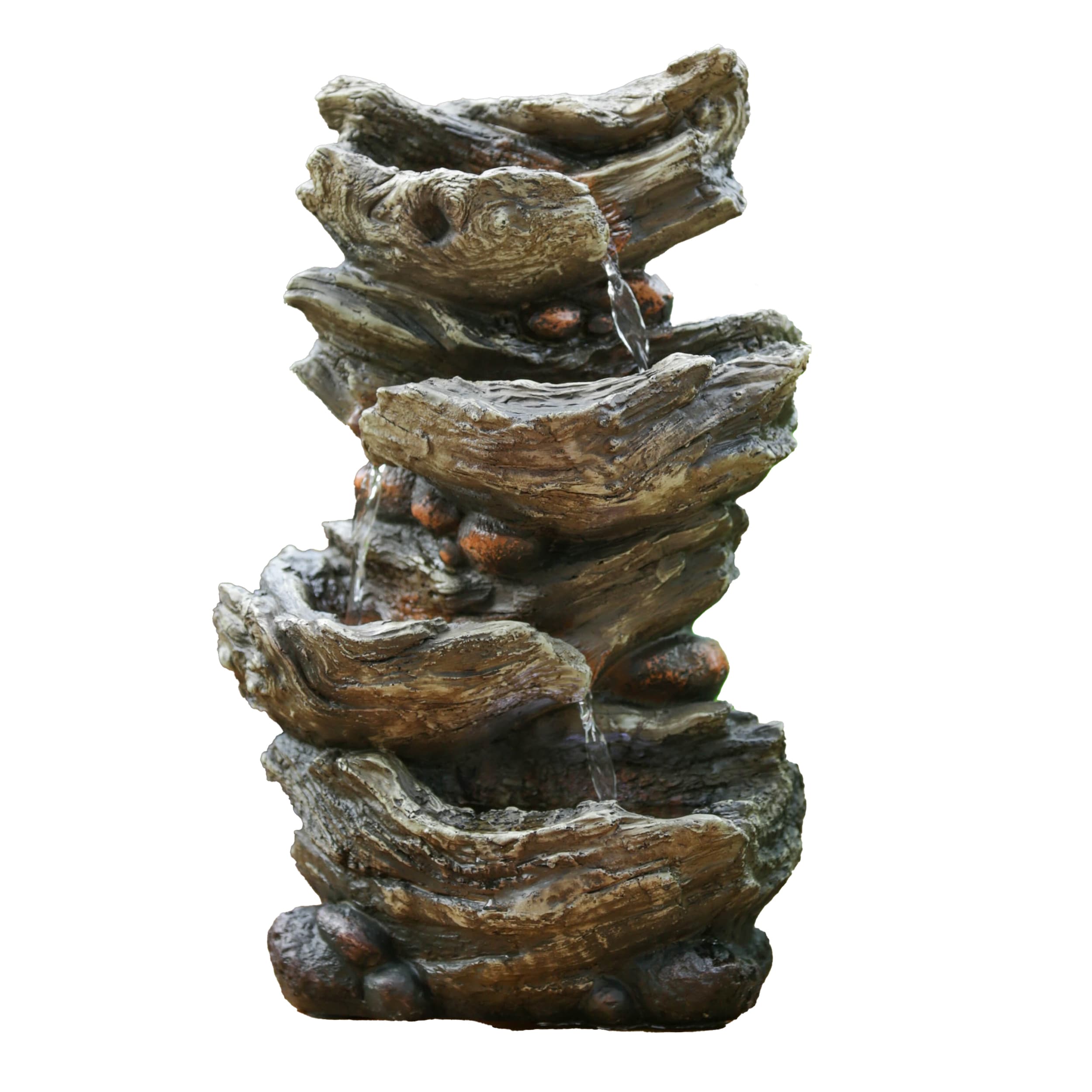 A&B Home D77564-DS 13.8-in H Resin Tabletop Outdoor Fountain Pump Included
