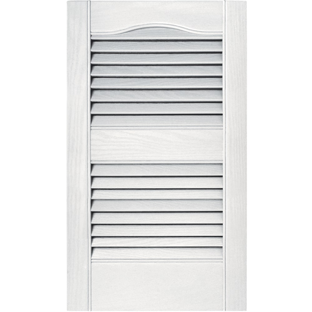 Vantage 14 563 In W X 24 75 In H Bright White Exterior Shutters At   42097253 