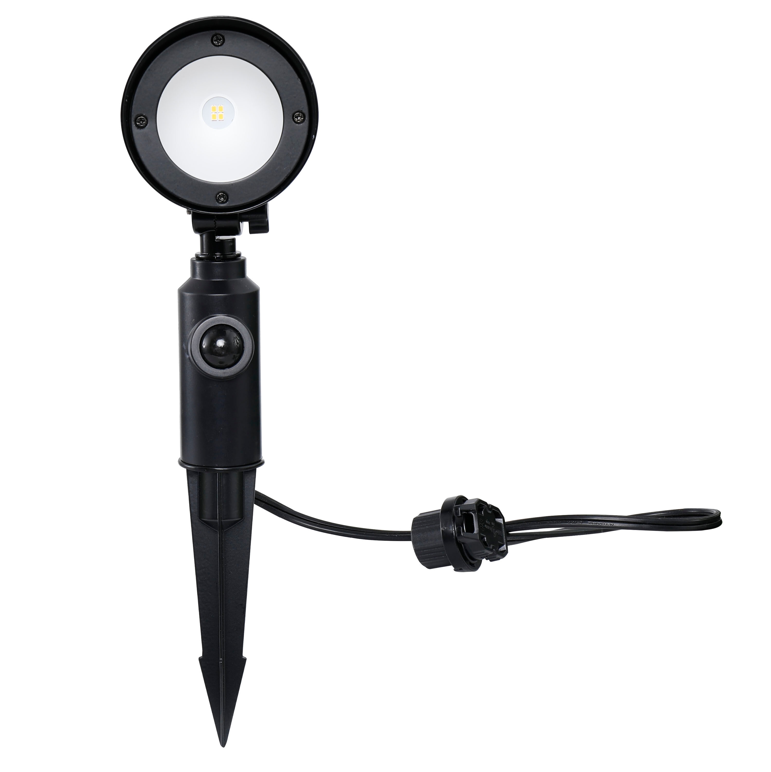 Westinghouse LV02AC02H08 4.3 -Watt Black Low voltage Plug-in LED Spot light Motion Sensor