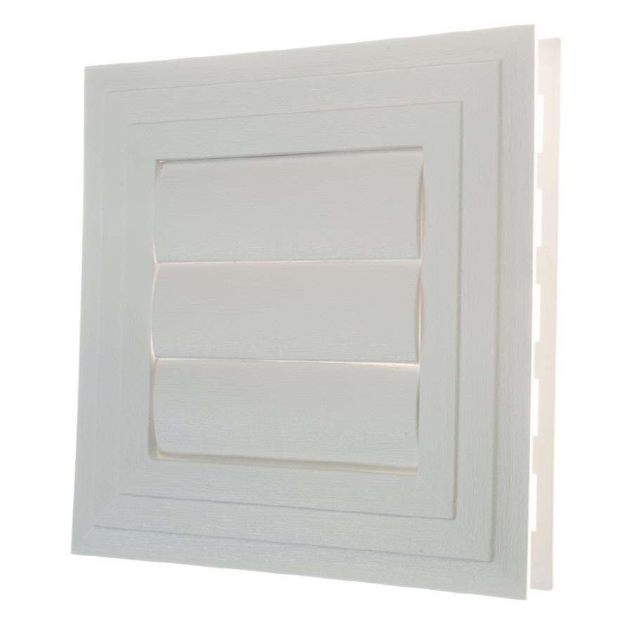 Builders Edge 19000 4-Inches Plastic Louvered Dryer Vent Cap