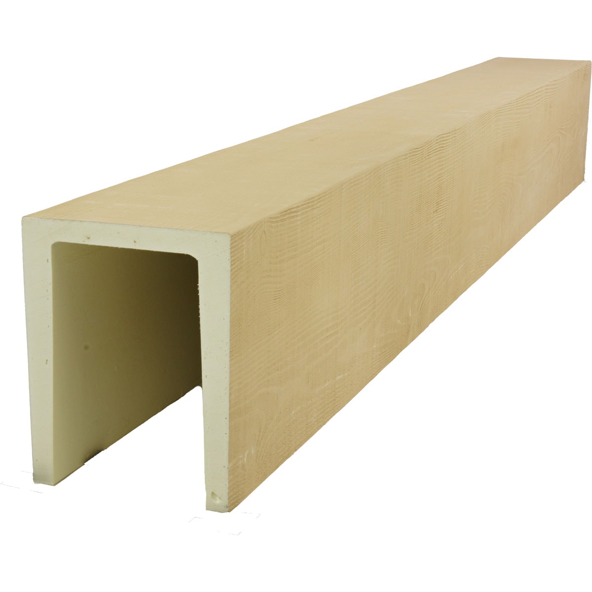 Ekena Millwork 2323699 1-in x 7-1/2-in x 8-ft Primed Finished Urethane U-Shaped Decorative Beam