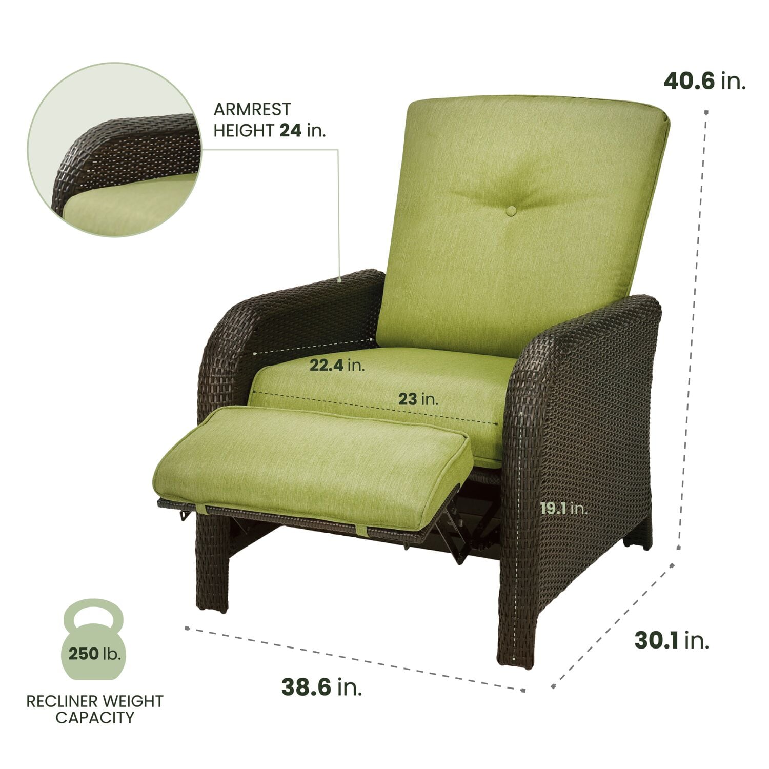 Hanover STRATHREC Patio-Chairs - View #3
