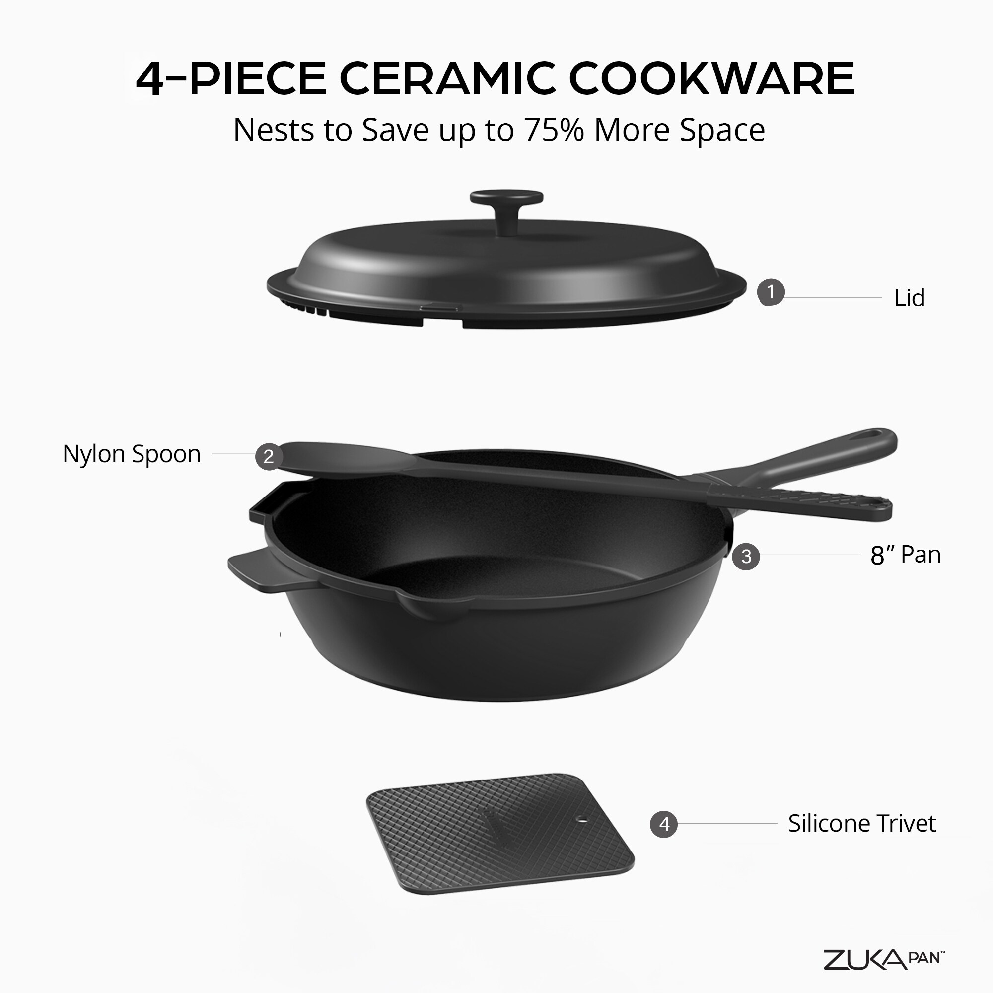 GraniteStone Diamond 6001 Cooking-Pans-Skillets - View #2