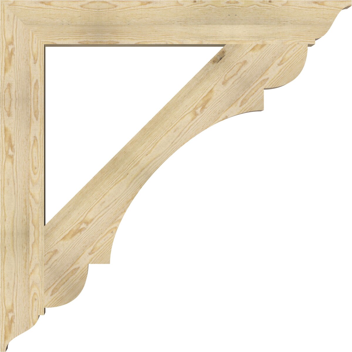 Ekena Millwork BKT06X48X48OLY01RDF Exterior-Brackets-Braces - View #3