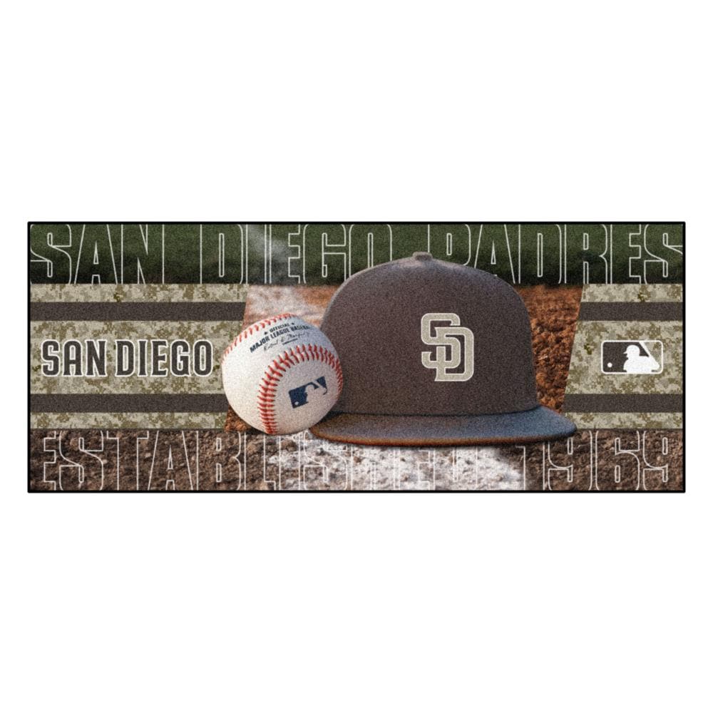 FANMATS San Diego Padres Brown 2 ft. x 2 ft. Round Area Rug 28200