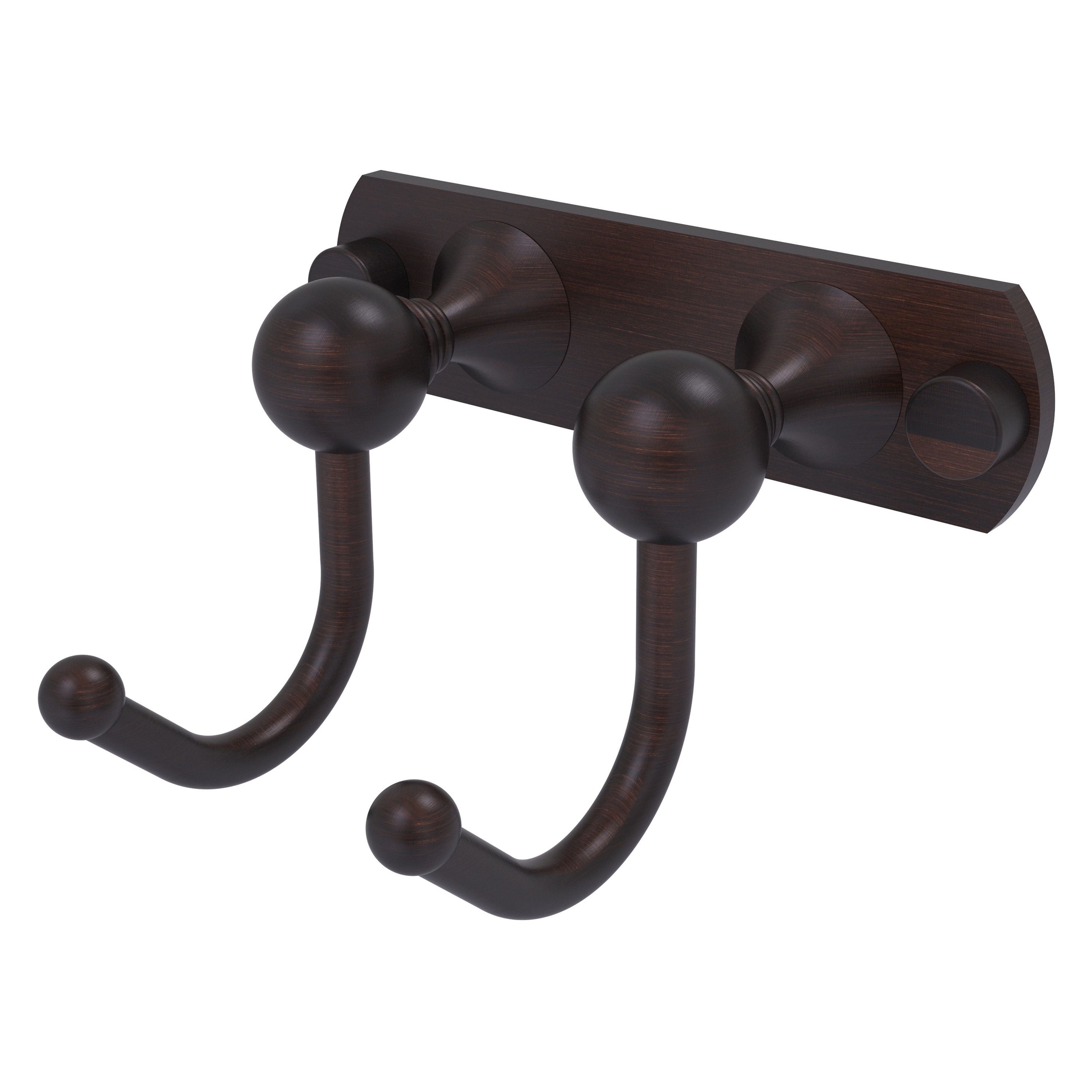 Allied Brass SL-20-2-VB Shadwell Venetian Bronze Double -Hook Wall mount Towel Hook